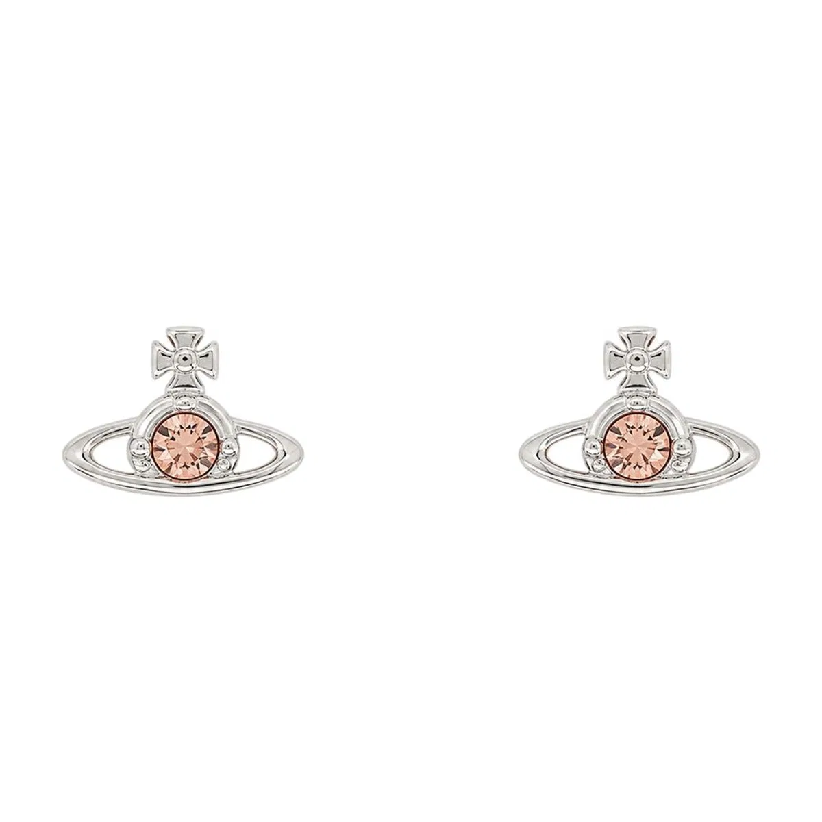 Nano Solitaire Earrings -  - Metal - Silver