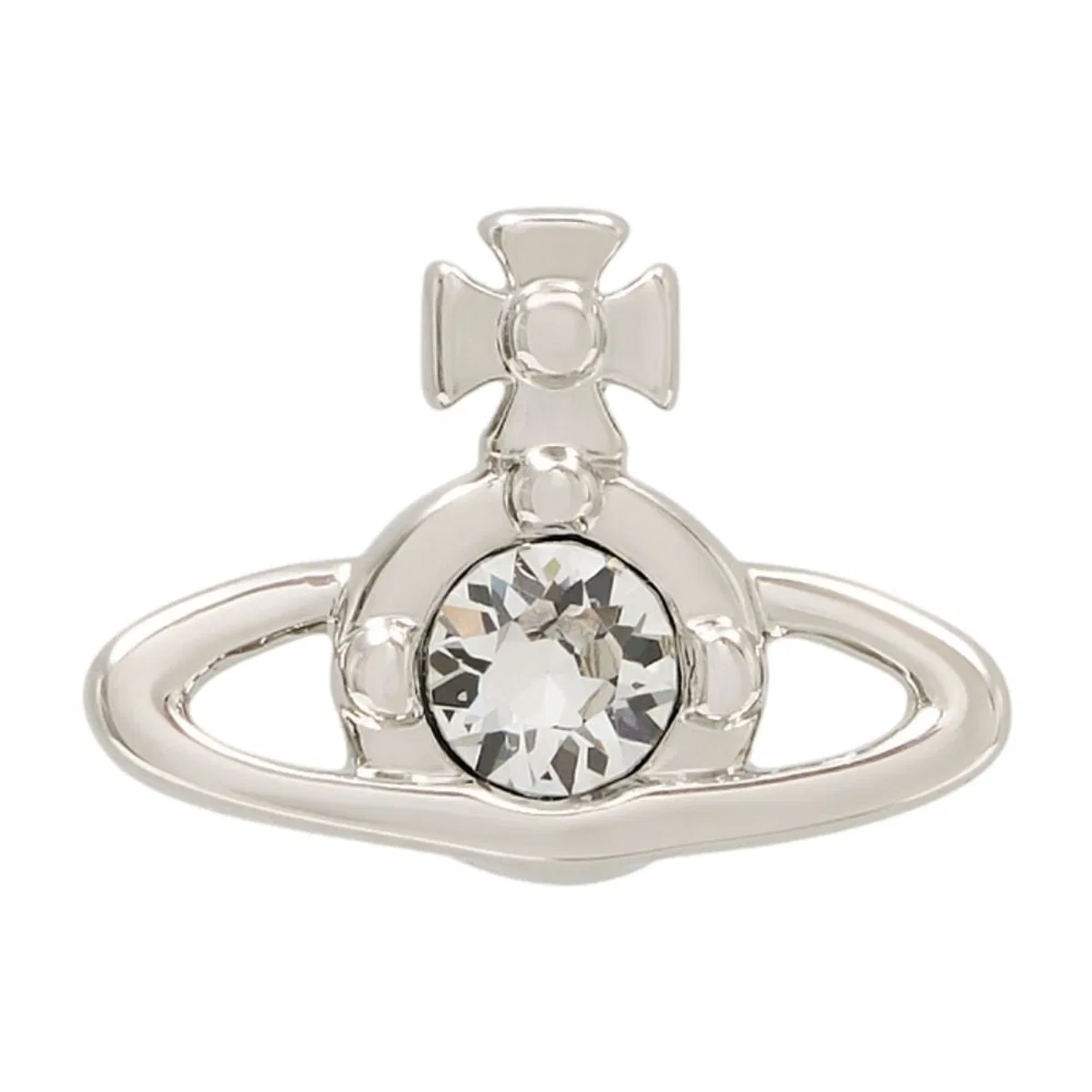 Nano Solitaire Earring -  - Metal - Silver