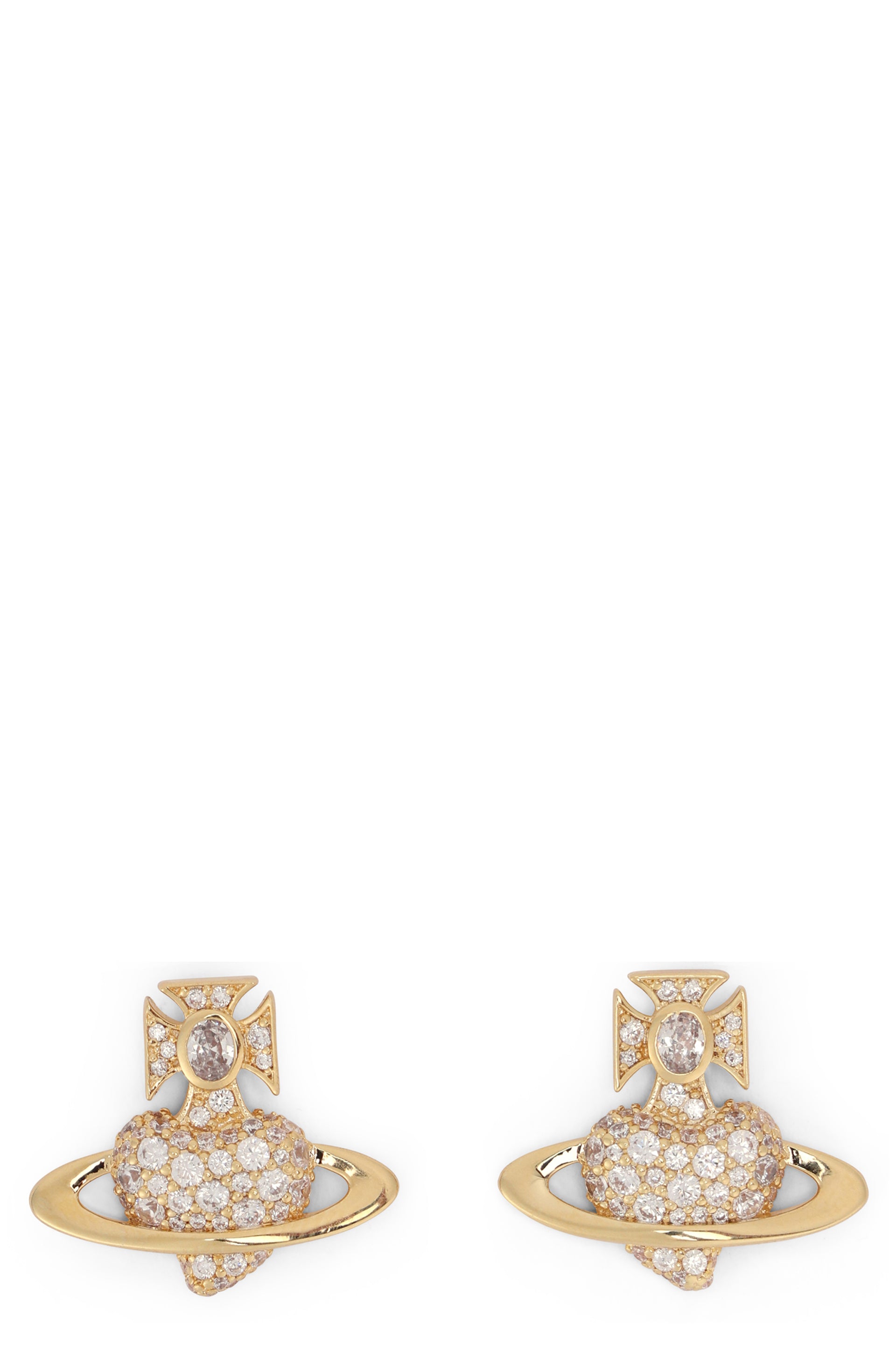 Agnatha Earrings With Crystals