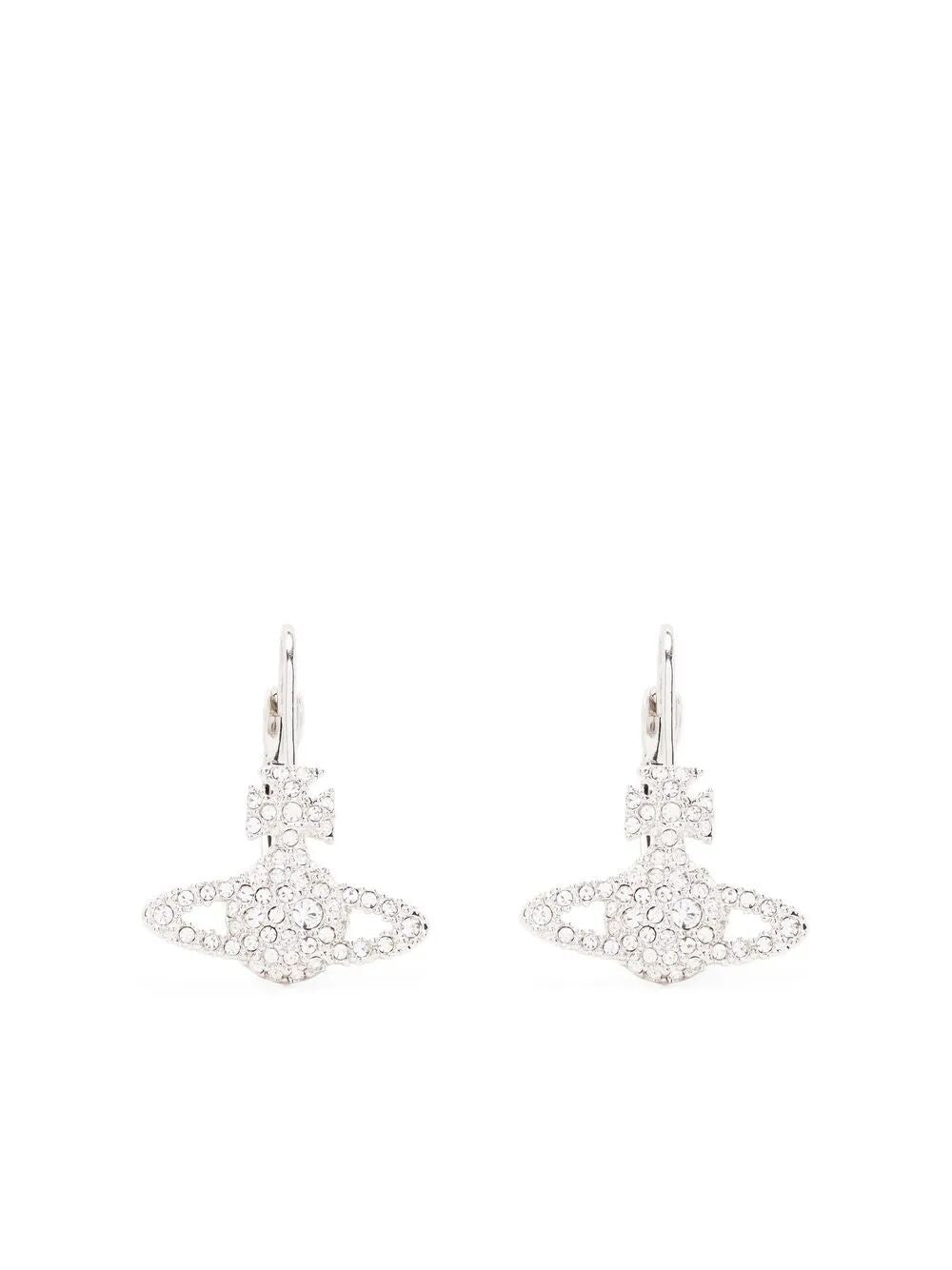 Grace Orb Crystal Drop Earrings