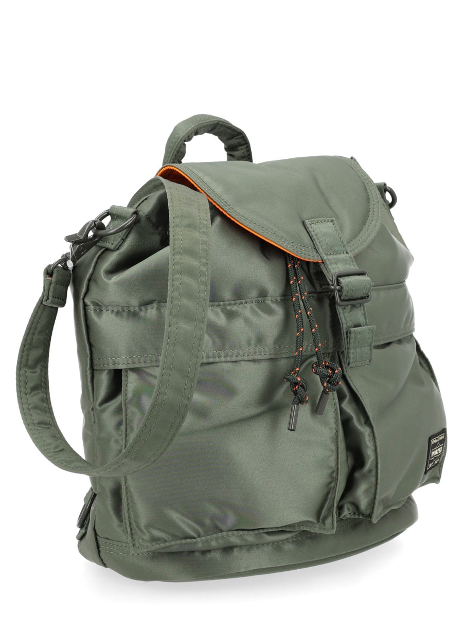 Green Nylon Backpack
