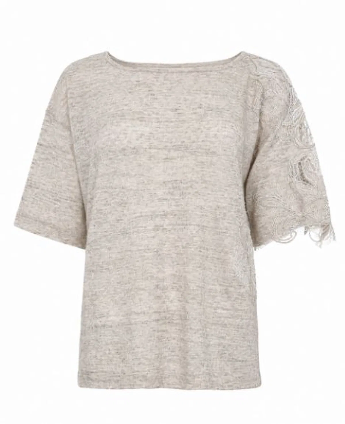 D Exterior D.exterior Shell Pink Wool Tee Shirt