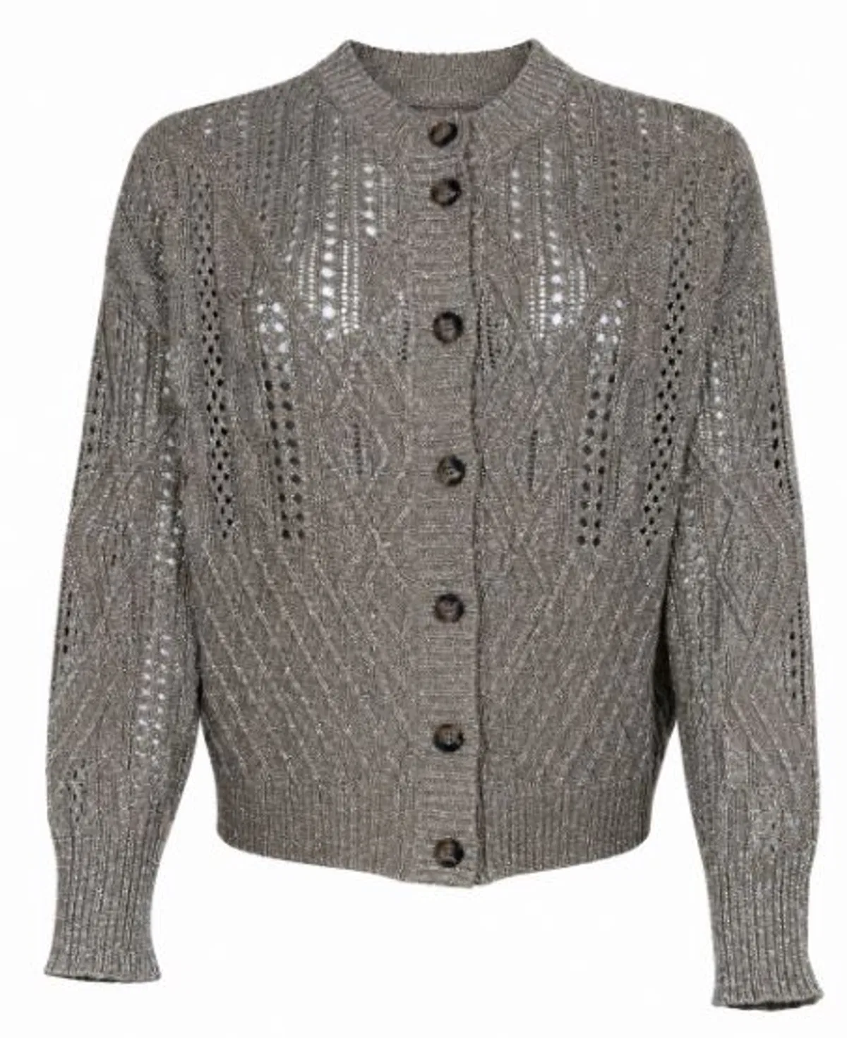 D Exterior D.exterior Mocha Brown Wool Sweater