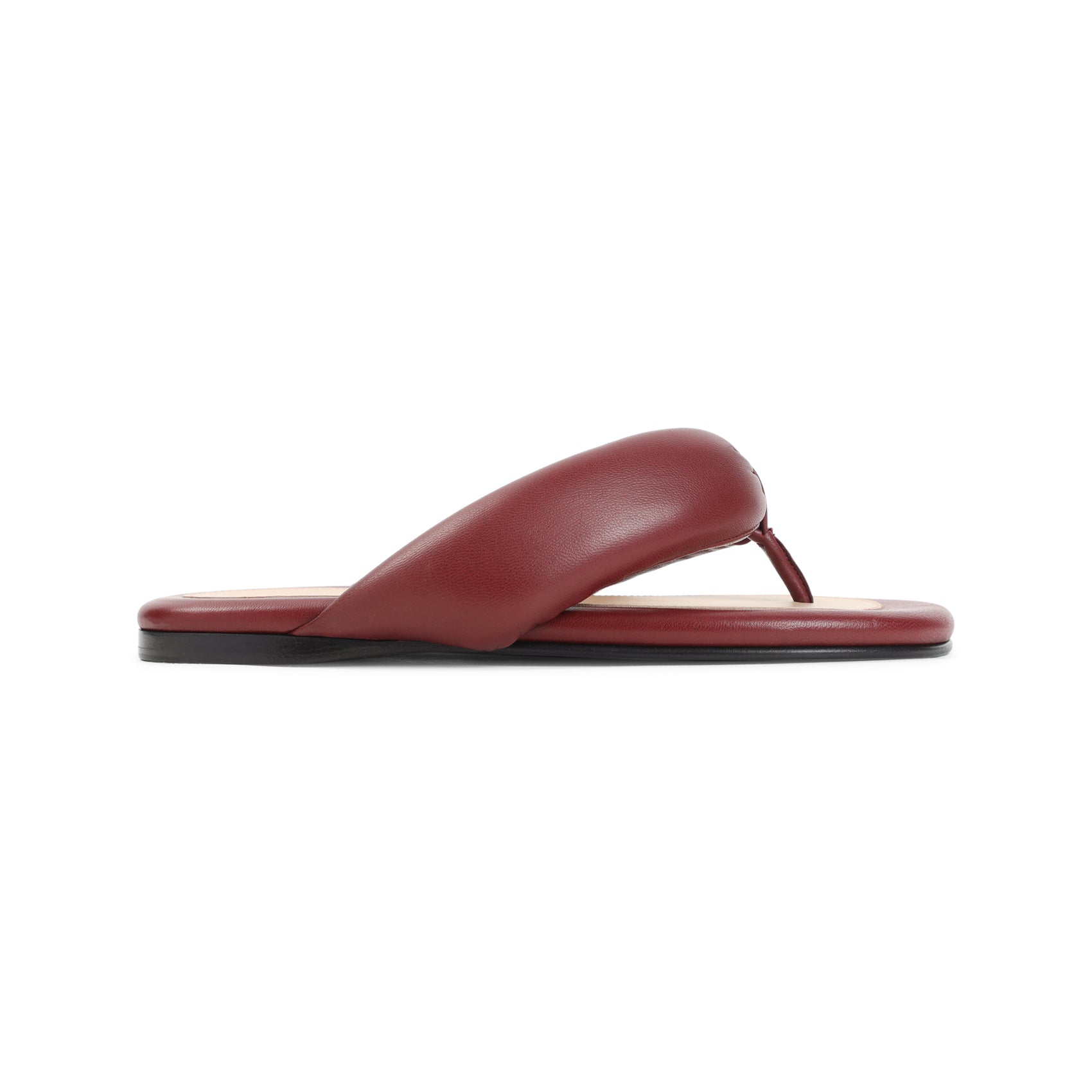 Red Leather Sandals