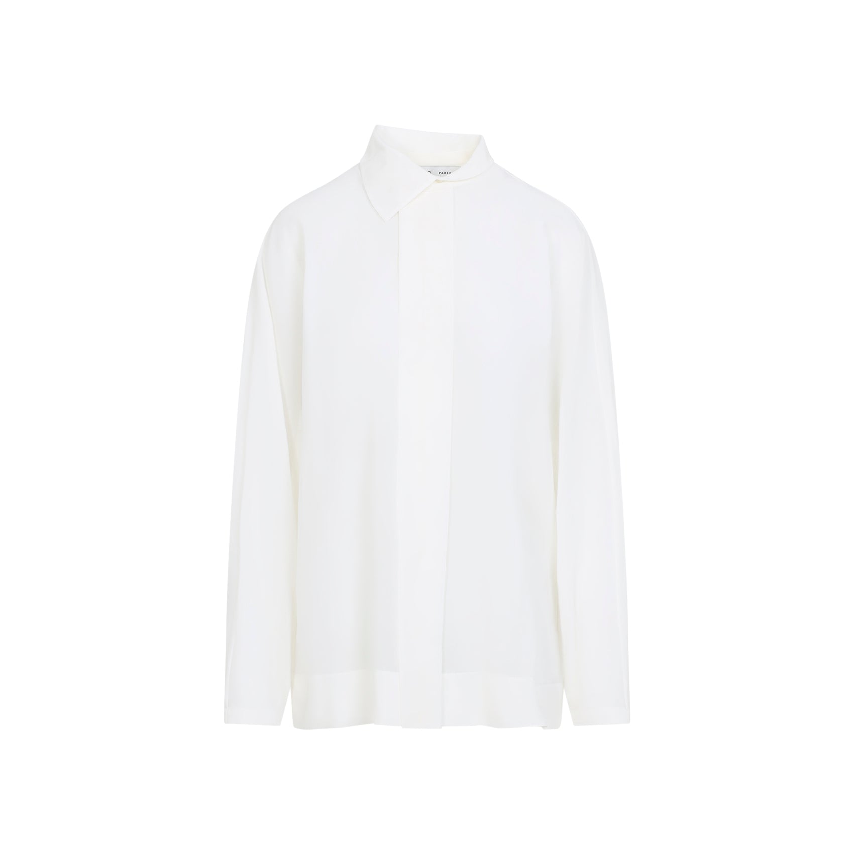 Asymmetrical Collar Shirt