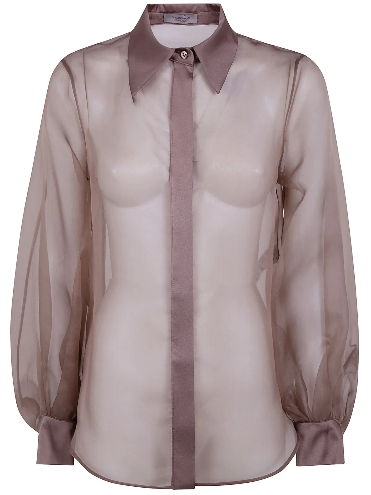 Organza Silk Long Sleeves Shirt