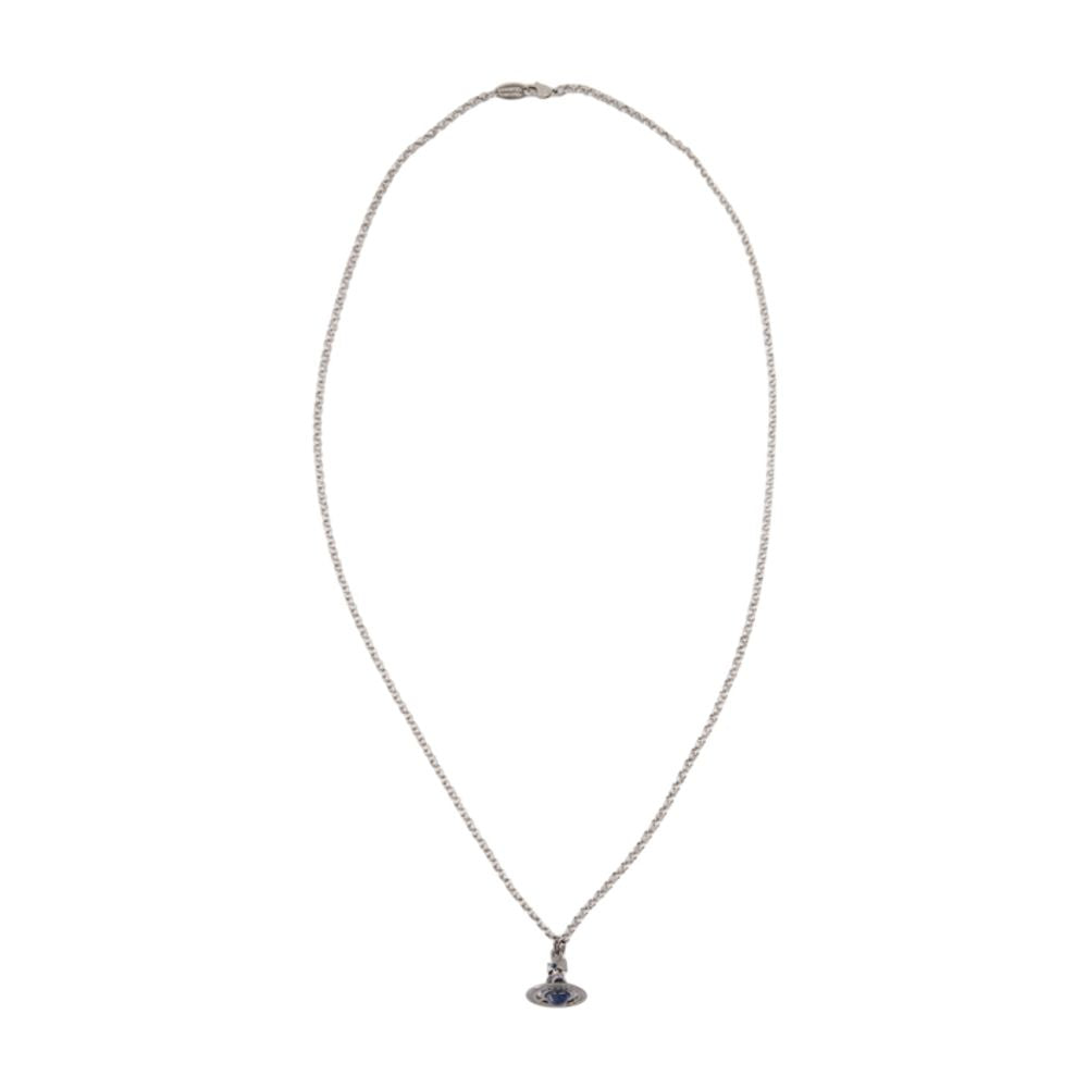 Man. New Tiny Orb Necklace - - Metal - Silver