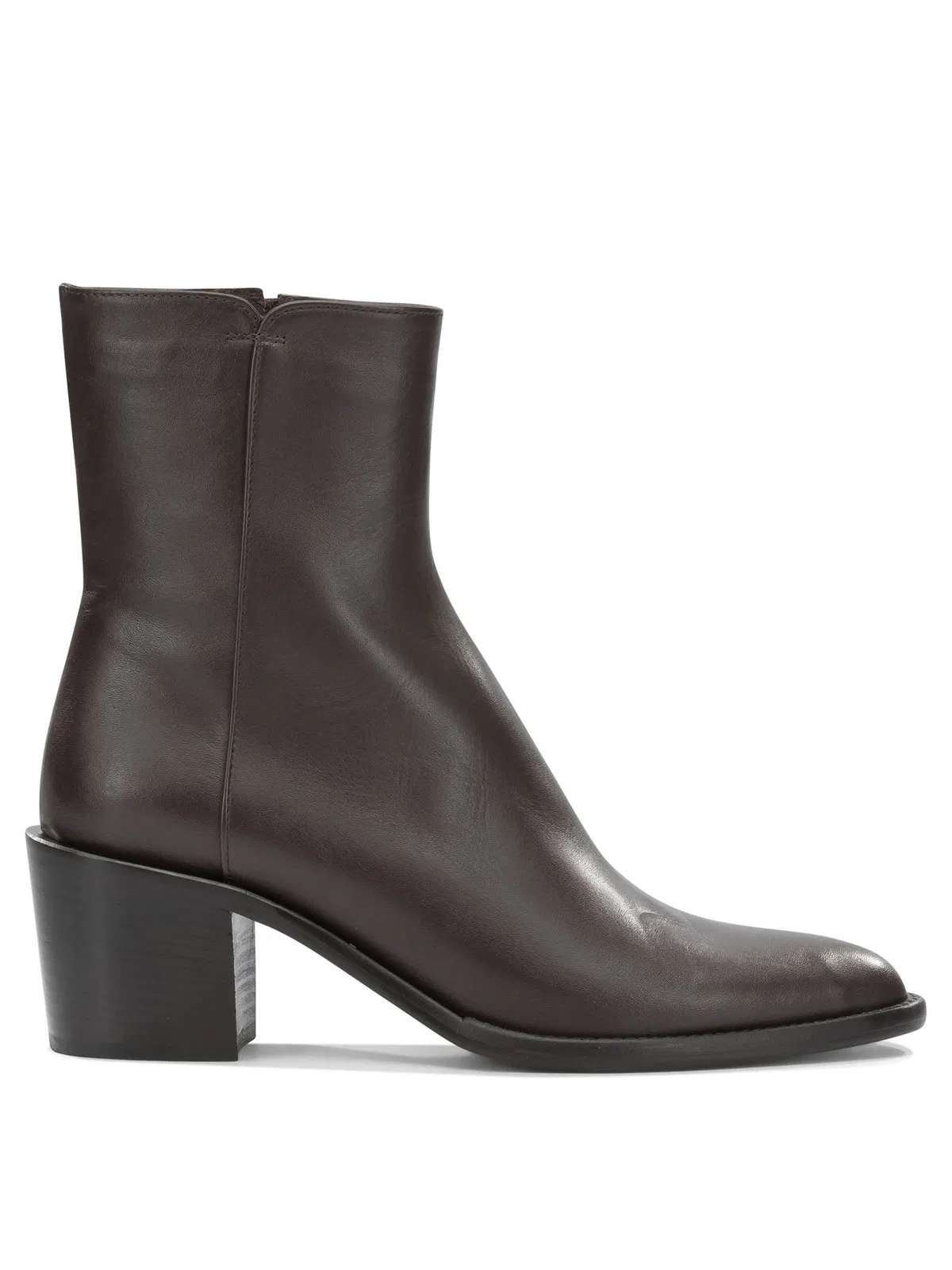 Brown Leather Cow Leather Boots
