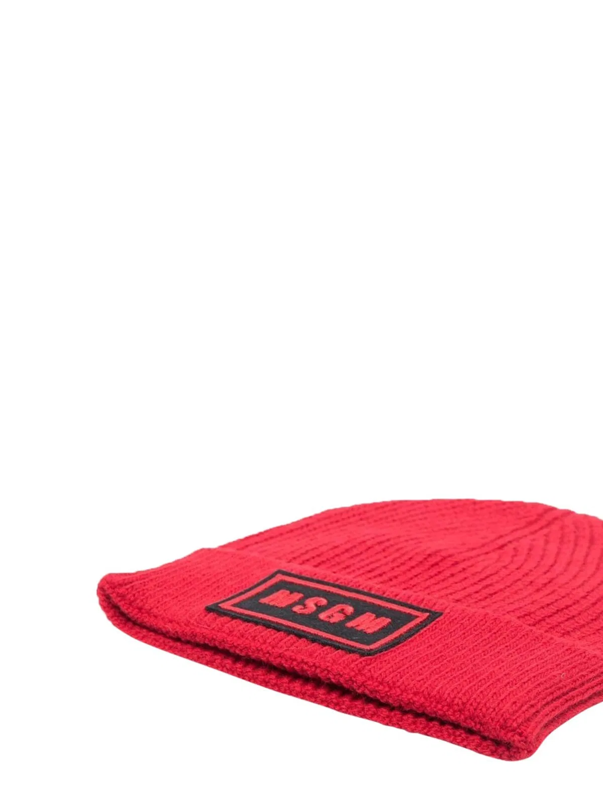 Msgm Cappello Lana Junior In Red