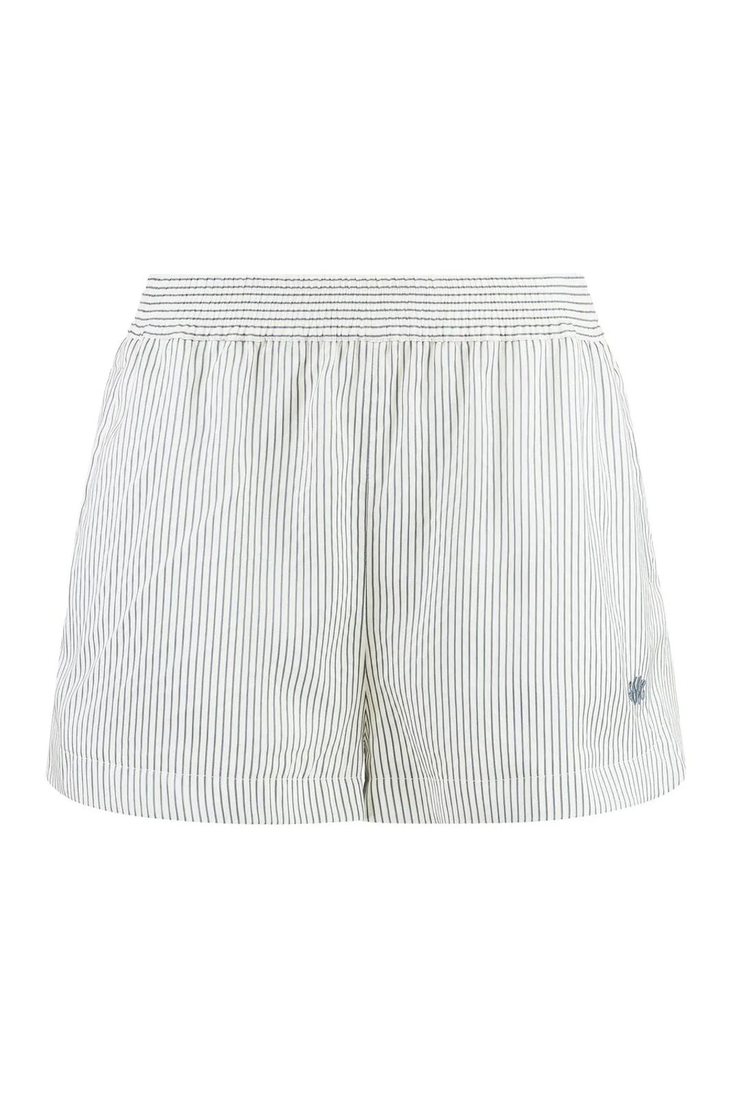 Embroidered Silk Shorts
