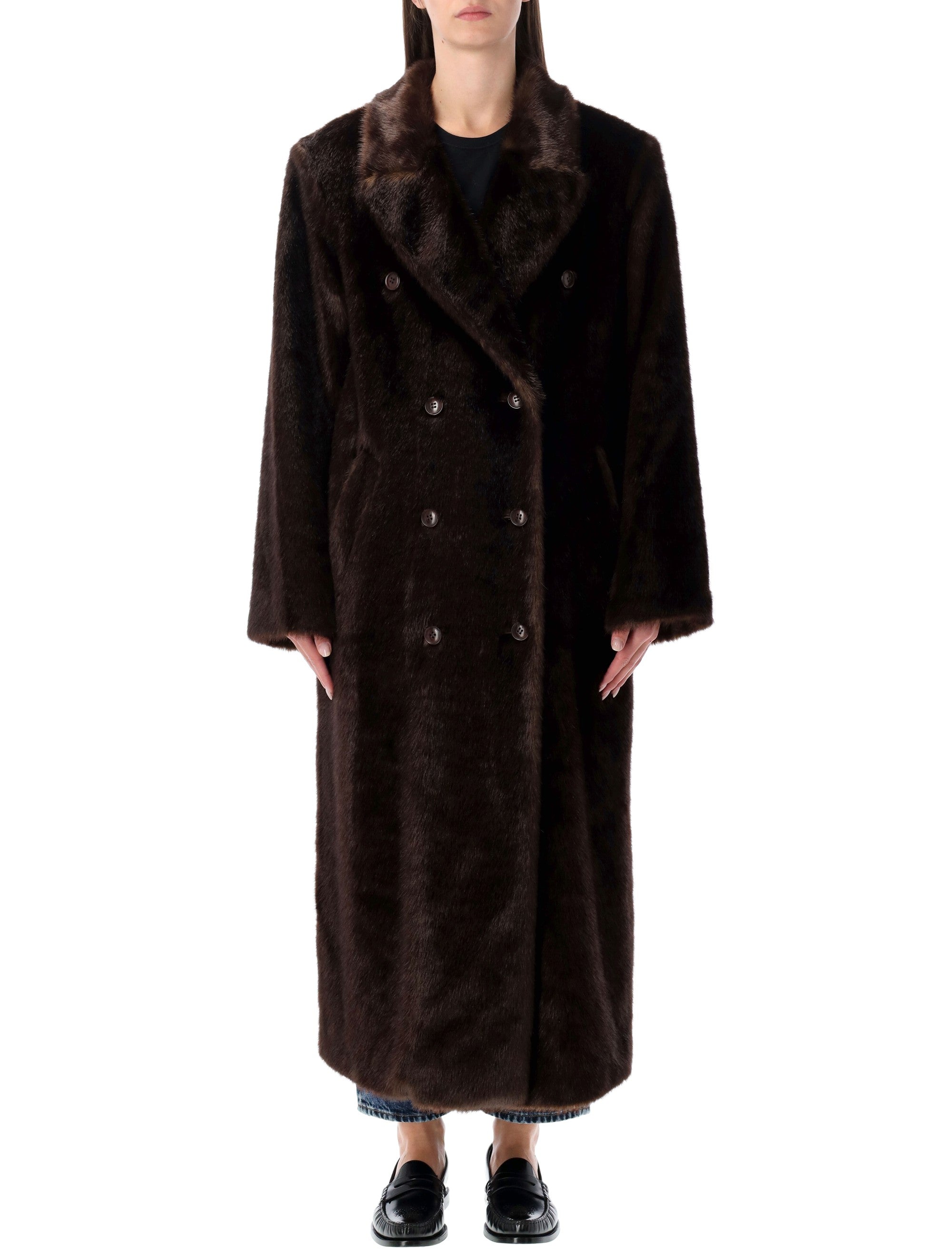 Harper Faux Fur Long Coat