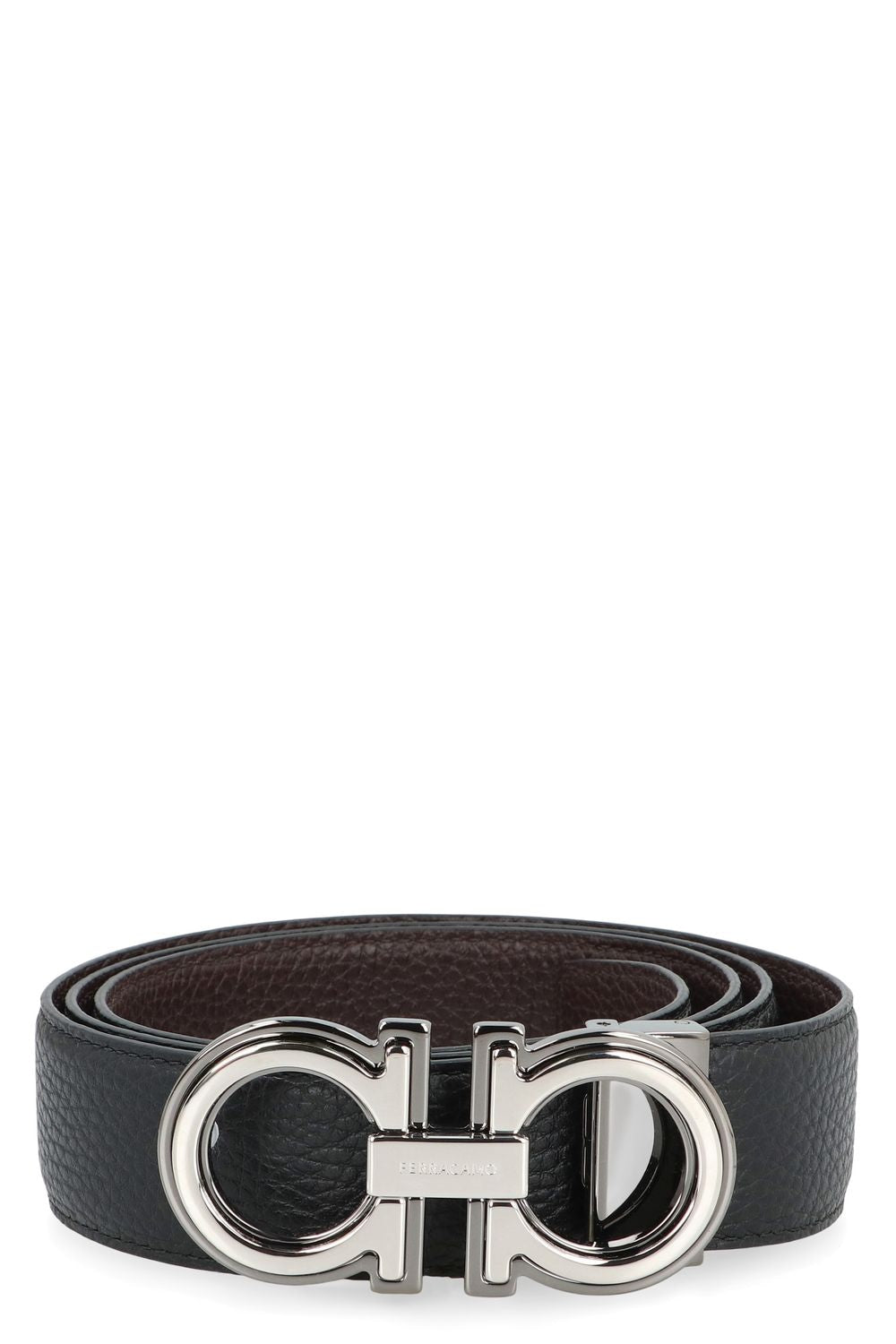 Gancini Reversible Leather Belt