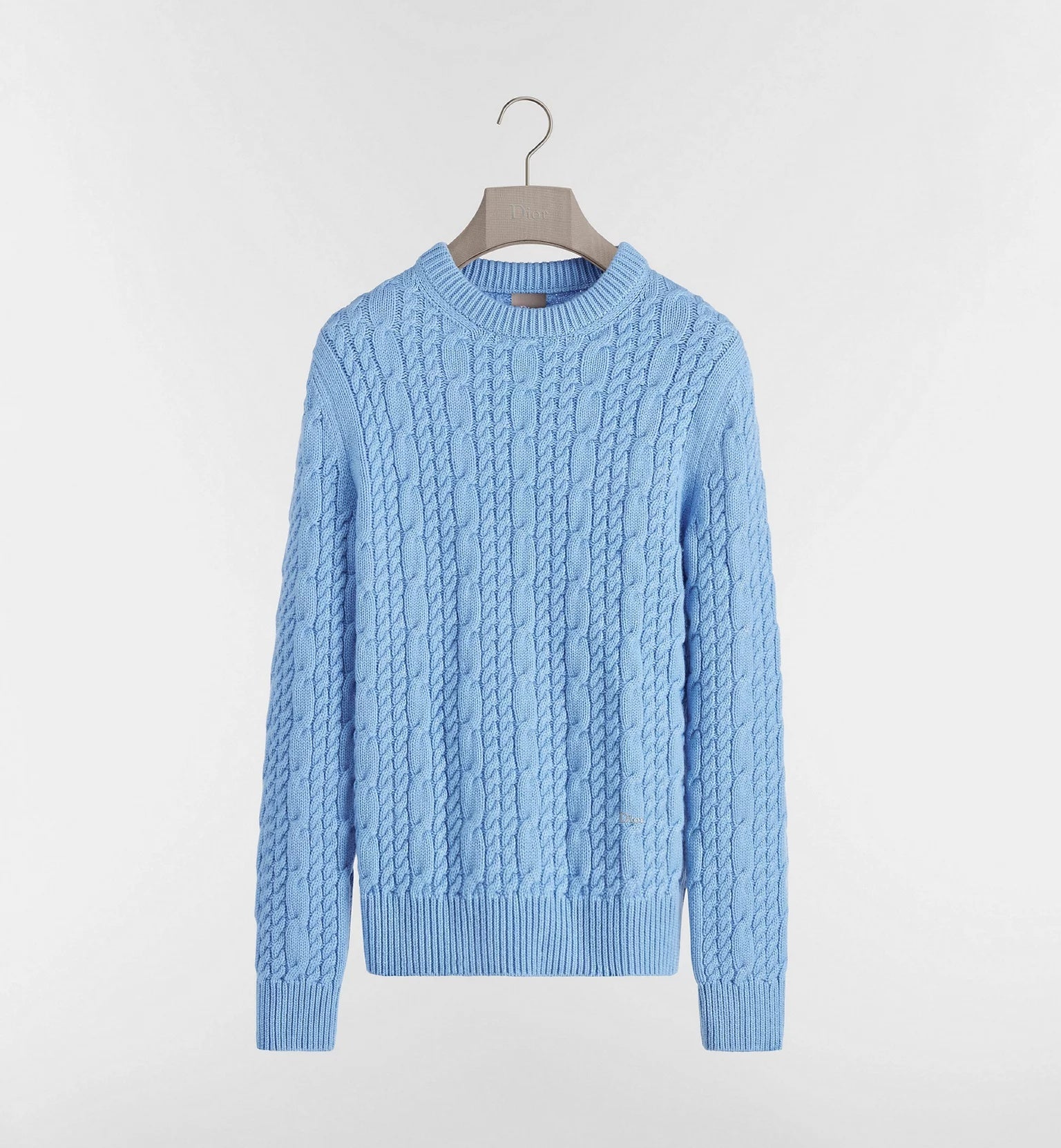 Blue Cashmere Sweater Knit Top