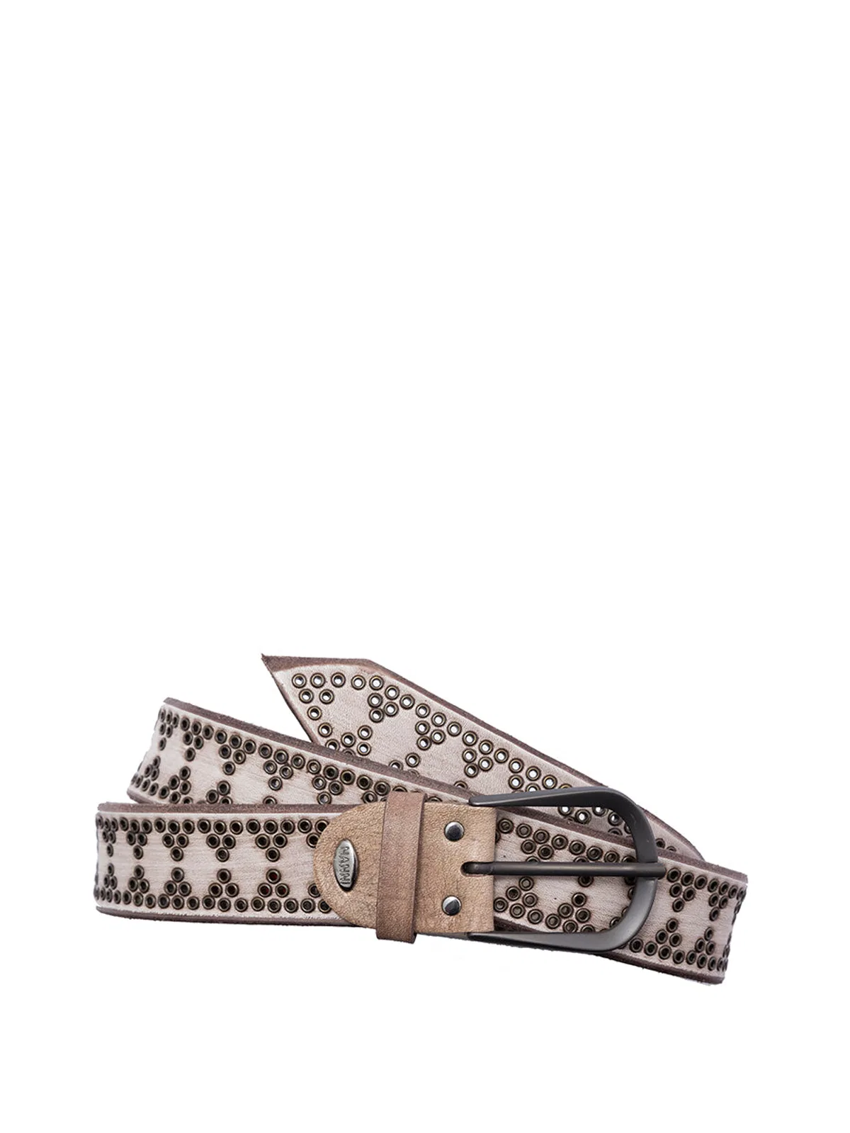 Leather And Metal Belt 3,00 Cm