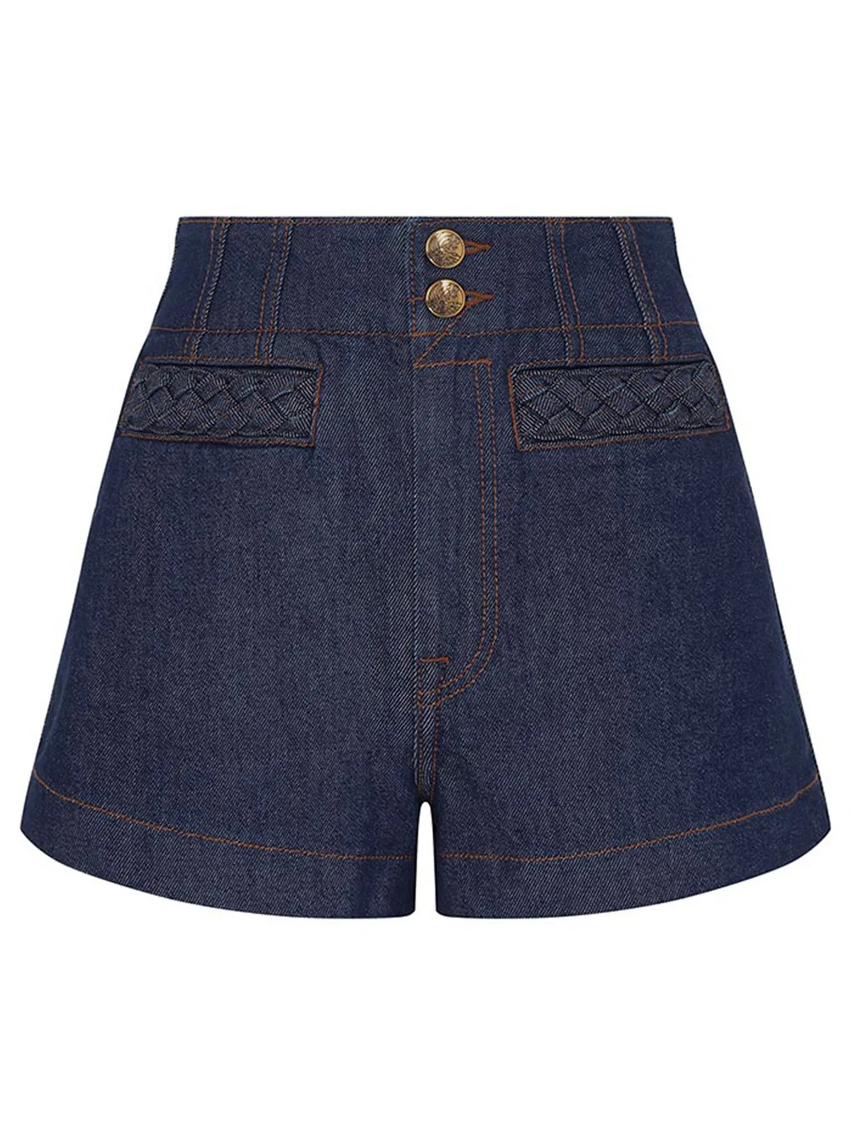 Awaken Braided-Trim Shorts