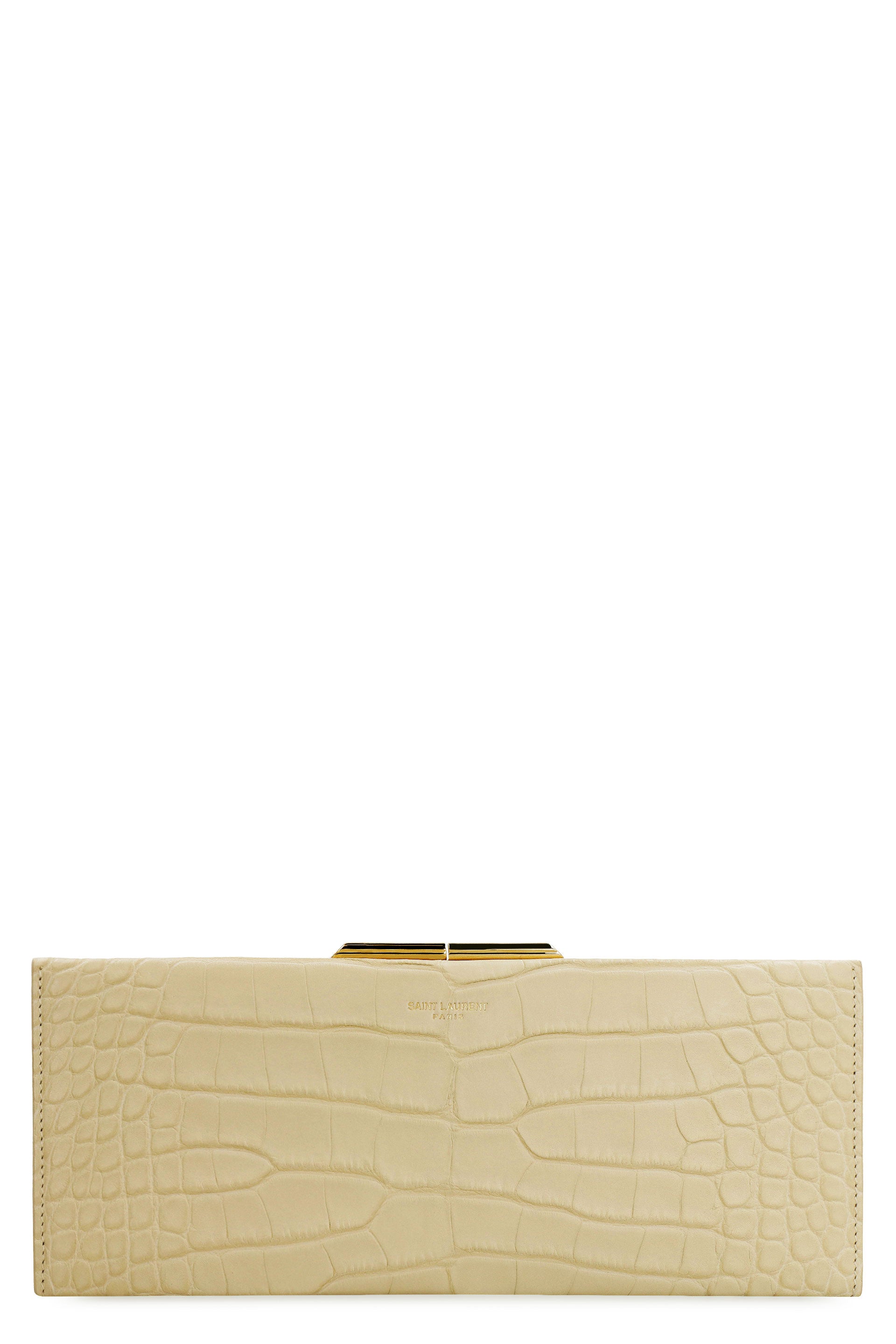Midnight Leather Clutch