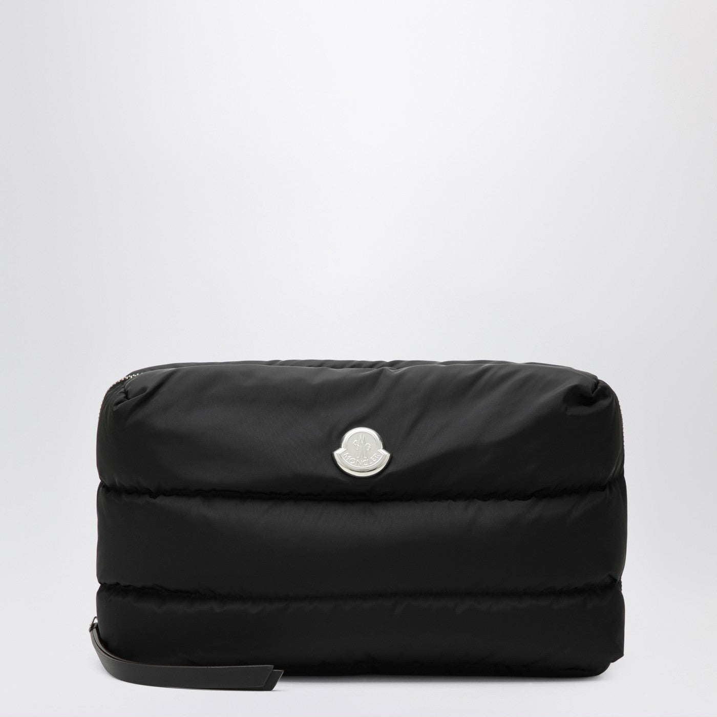 Caradoc Beauty Case In Quilted Black Nylon