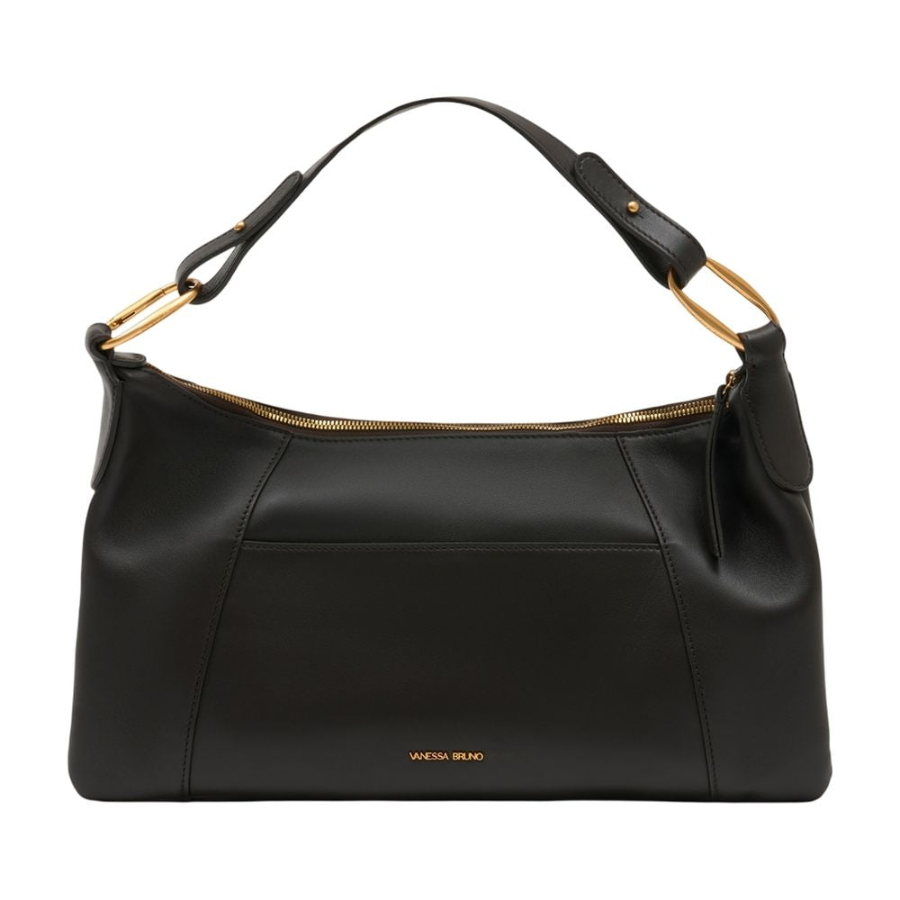 Shoulder Pouch -  - Leather - Black