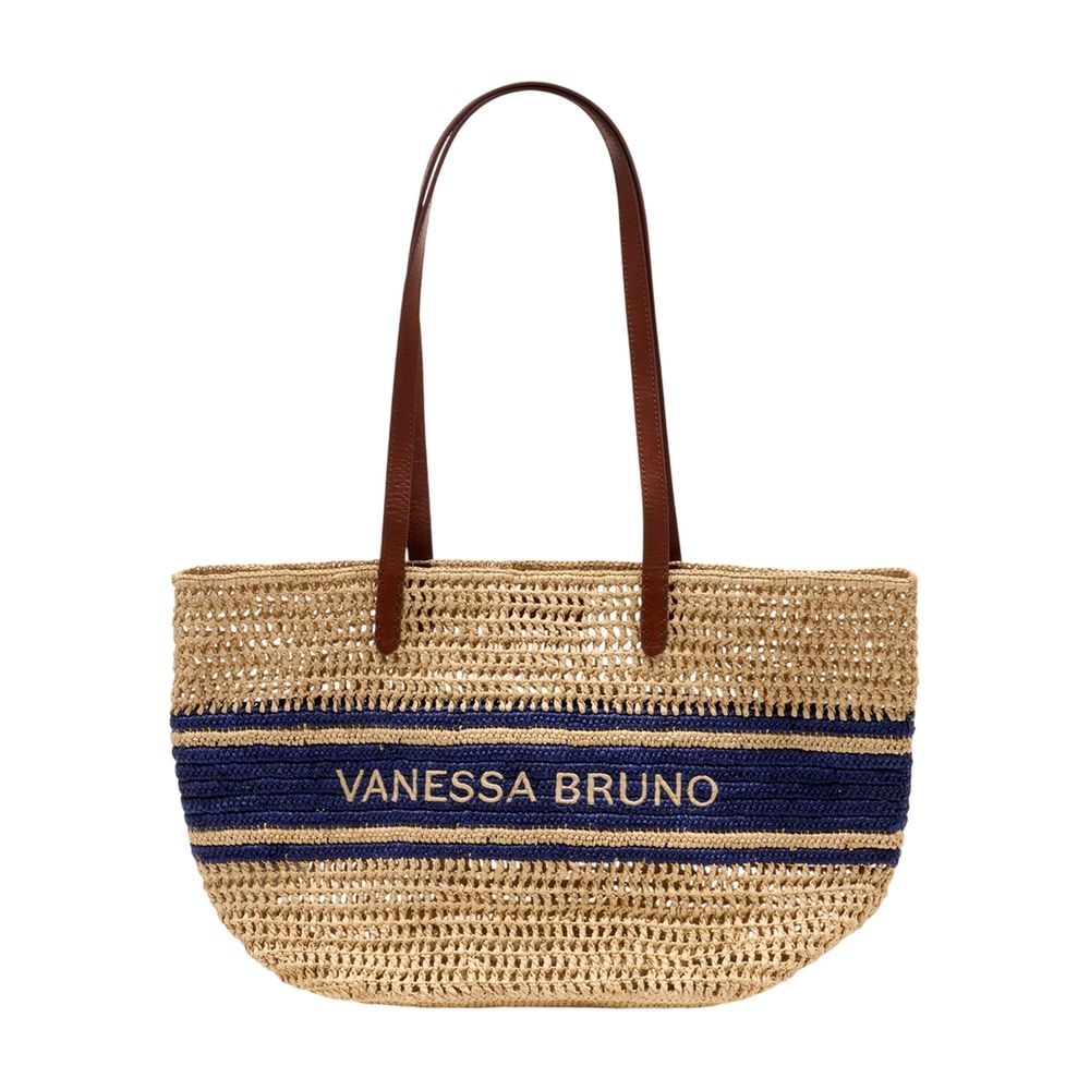 Panier Shopper Bag -  - Raffia - Multicolor