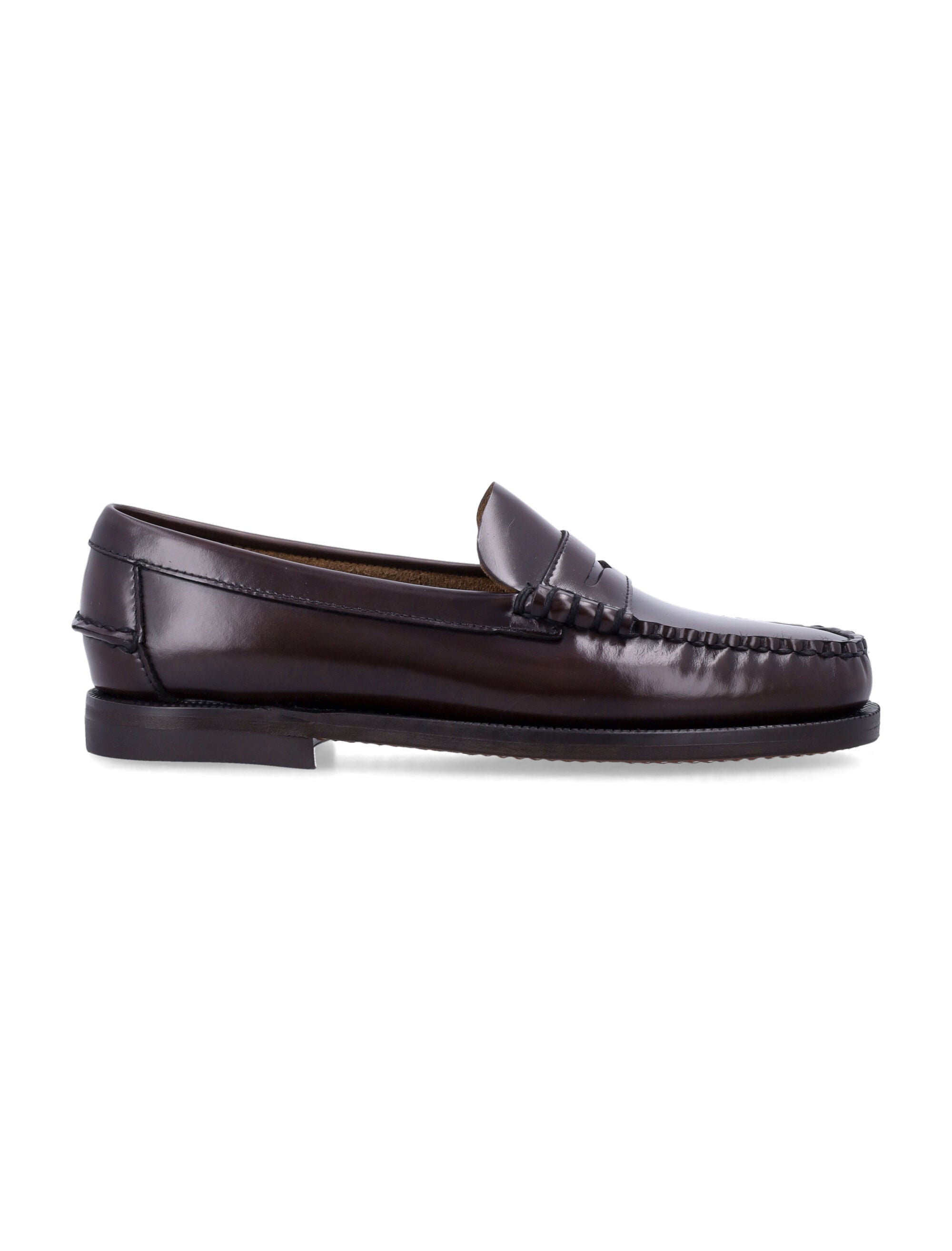 Dark Brown Leather Classic Dan Loafers