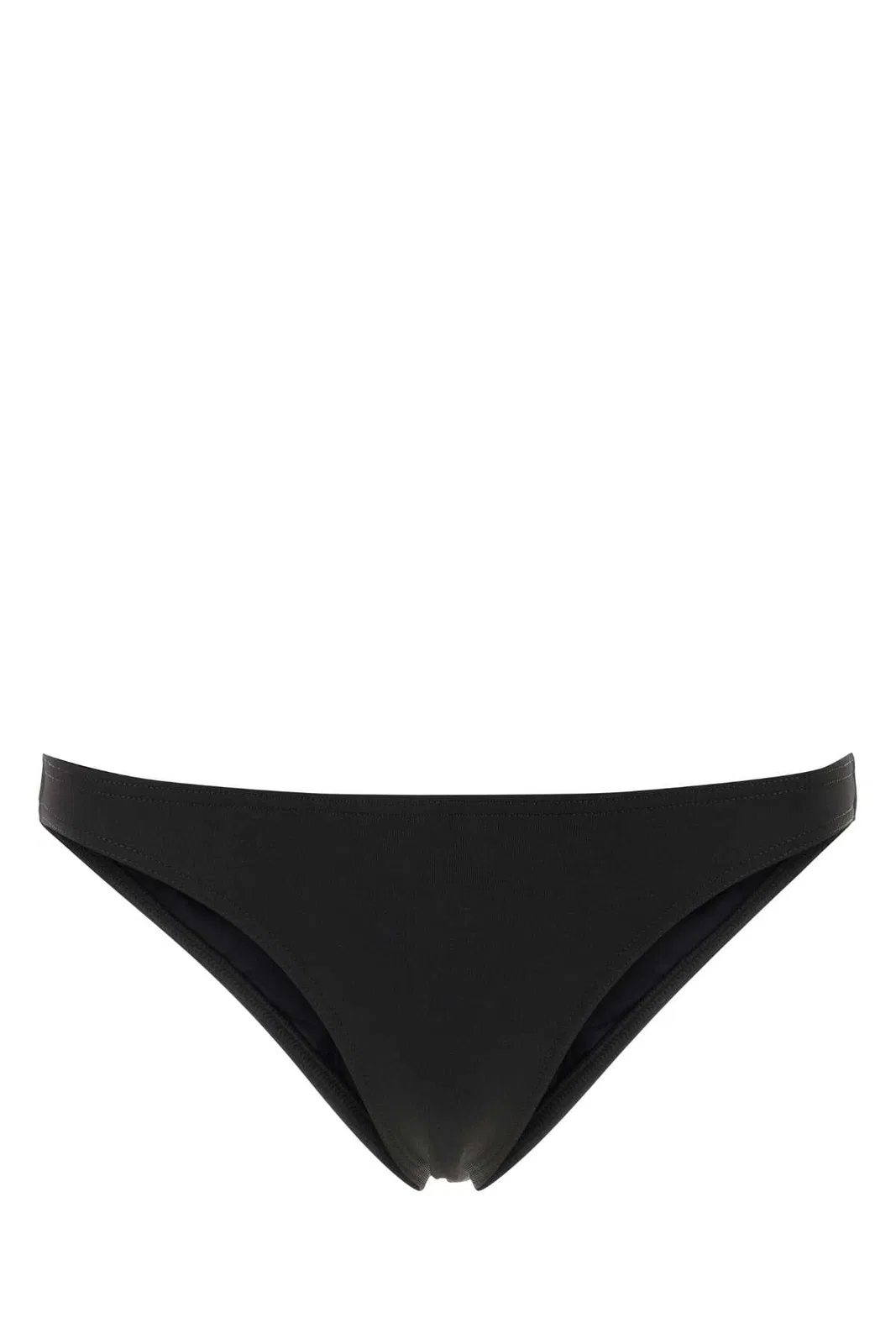 Black Stretch Re-Nylon Bikini Bottom