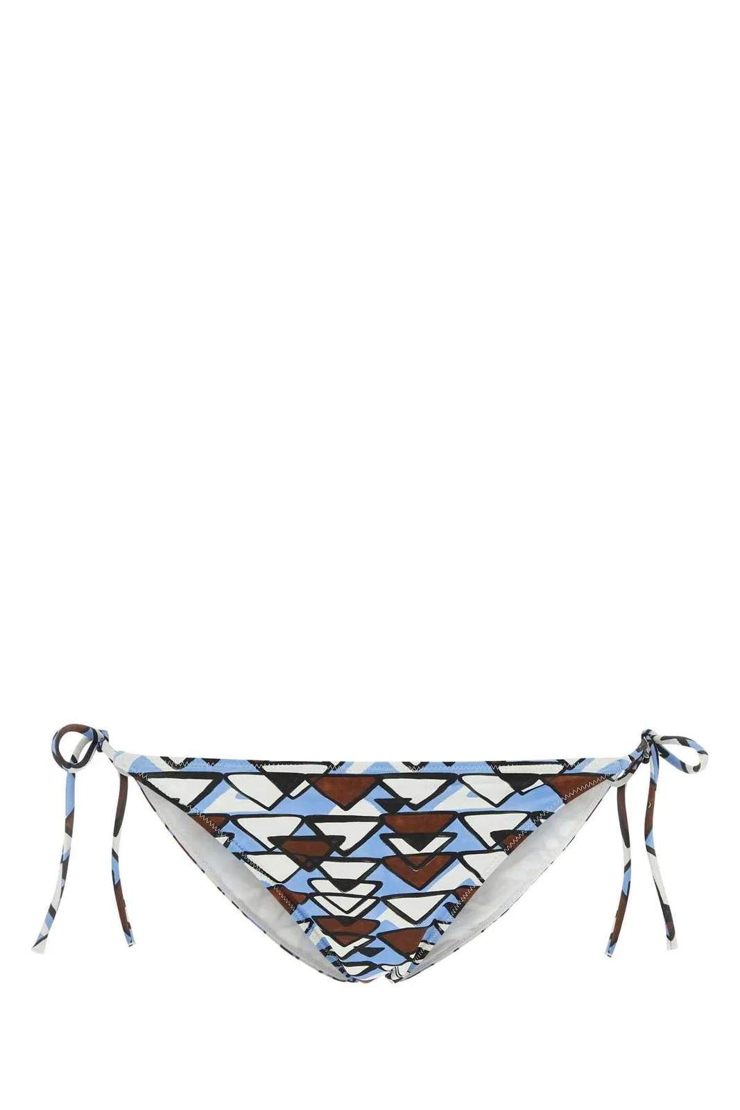 Printed Stretch Nylon Bikini Bottom