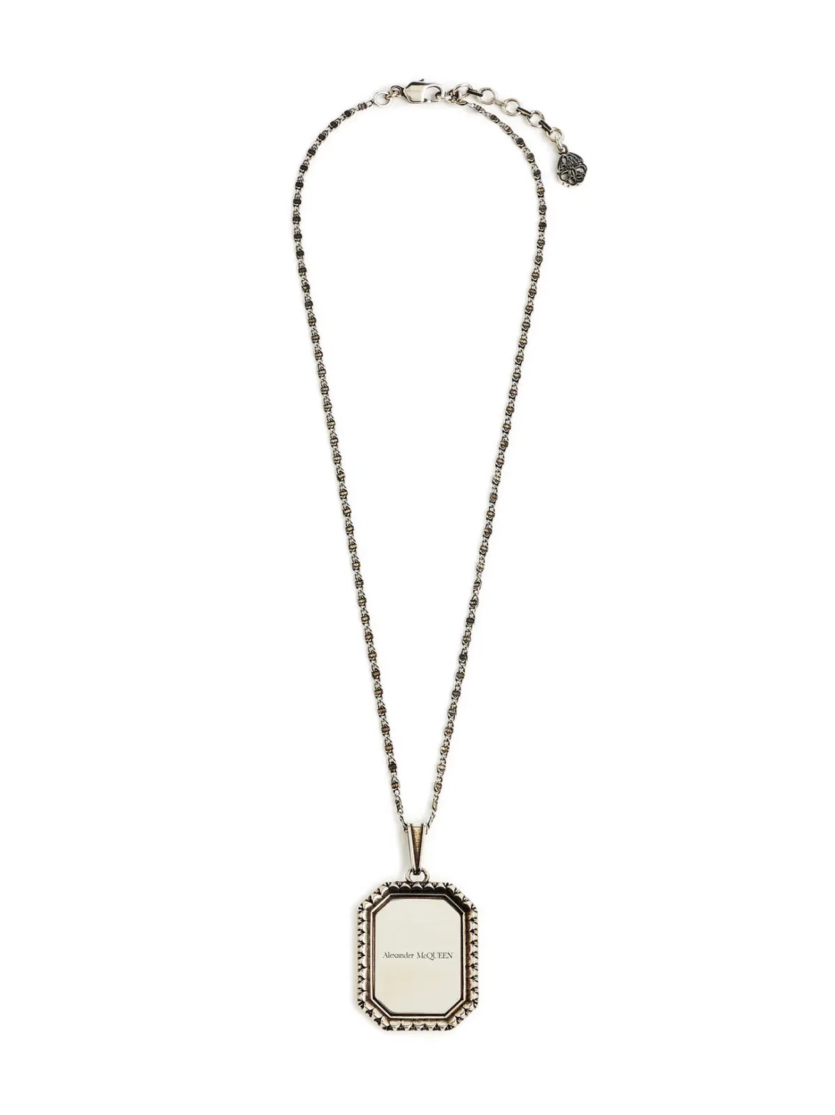 Plate Medallion Cameo Chain Necklace