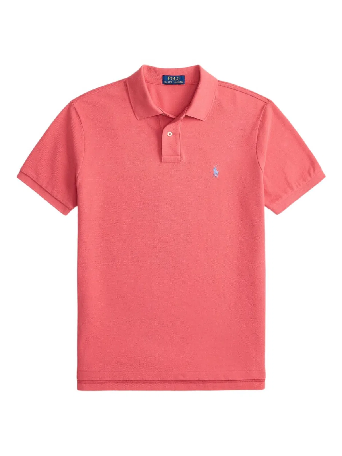 Red Sky Button Front Polo