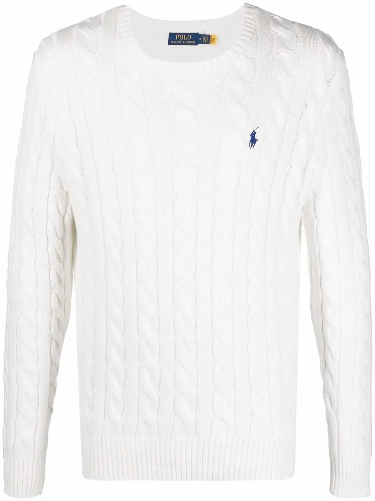 Polo Ralph Lauren Long Sleeves Round Neck Classic Sweater In White