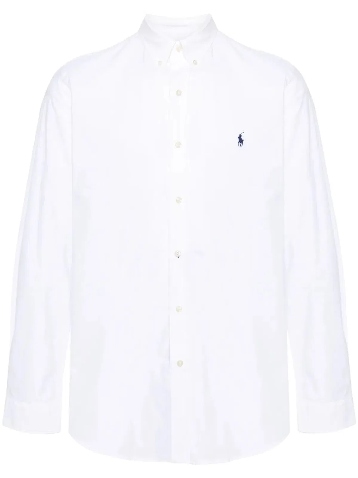 White Front Button Fastening Shirt