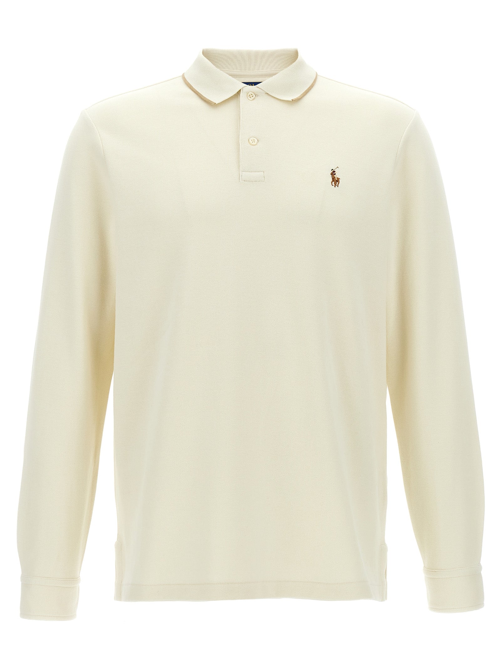 Fleece Cotton Polo Shirt