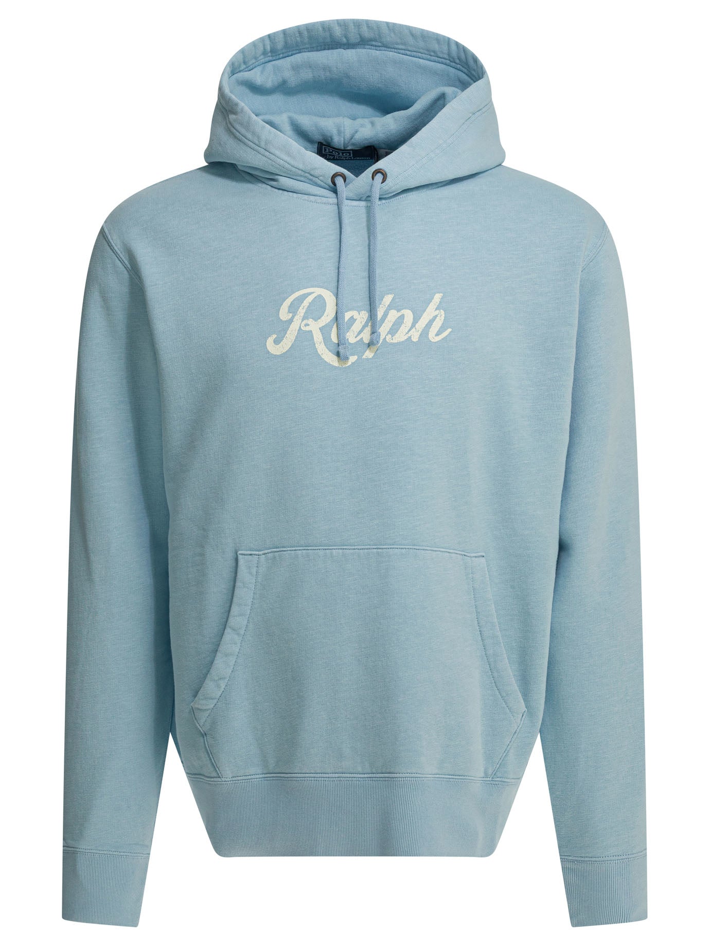 Ralph Light Blue Cotton Hoodie
