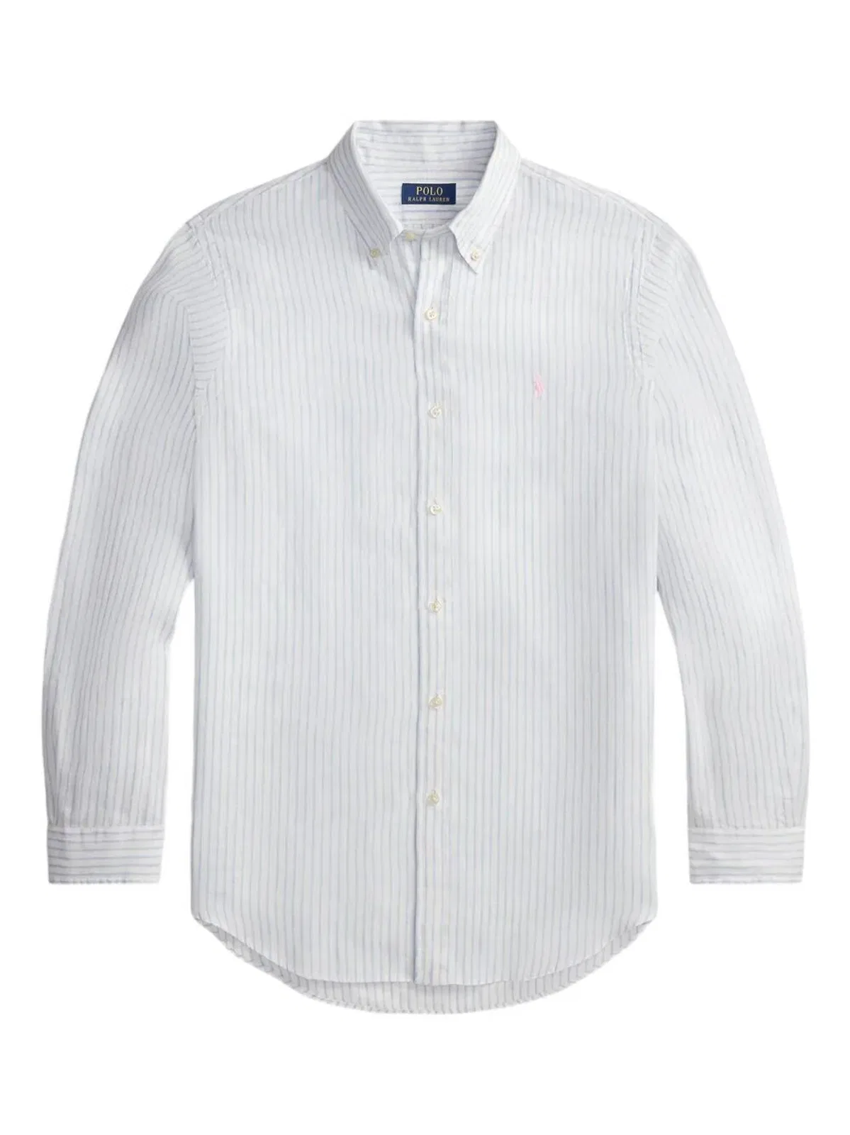 Polo Ralph Lauren Long Sleeves Sport Stripes Shirt In White