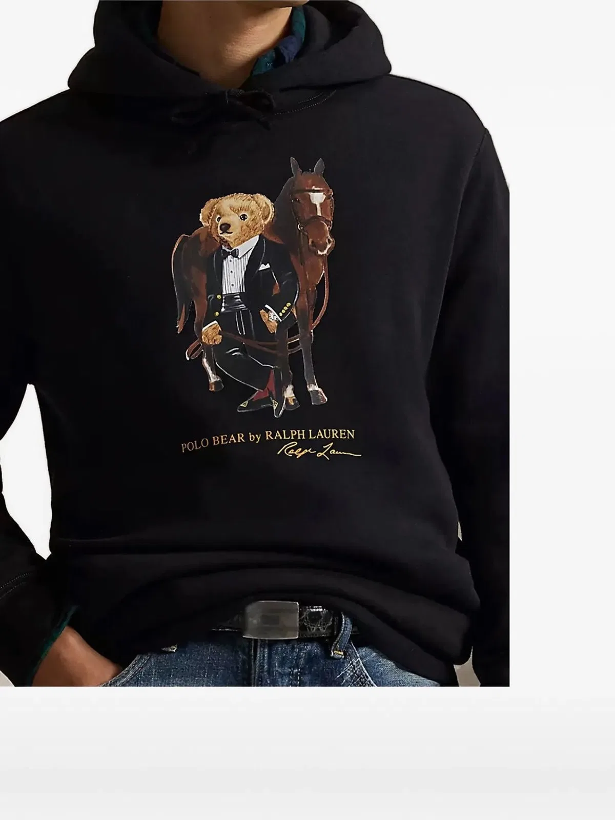 Polo Ralph Lauren Pullover Sweatshirt In Black