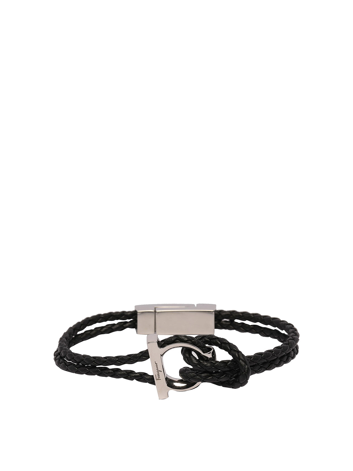 Gancini Bracelet With Silver Details