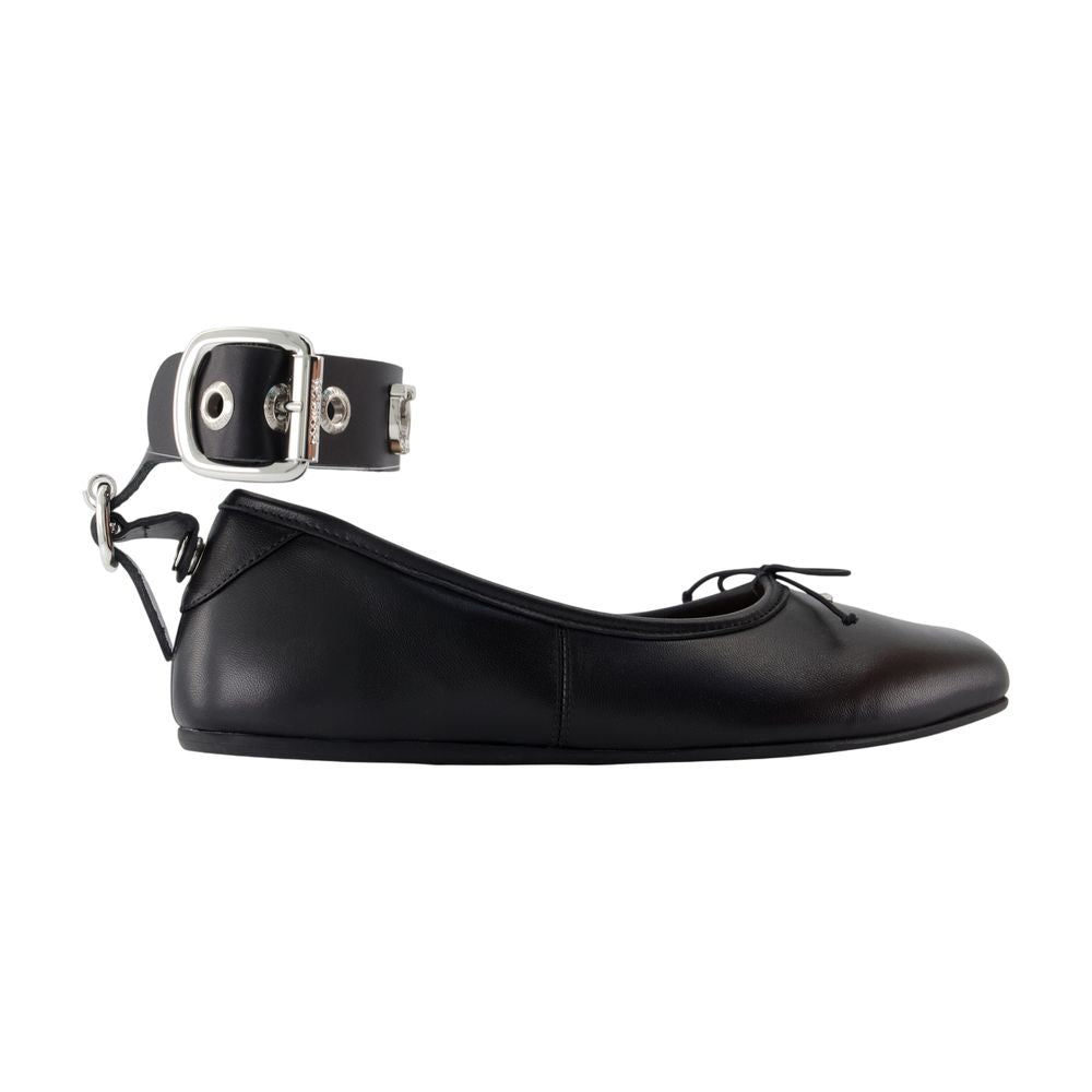 Bardot Ballerinas -  - Leather - Black