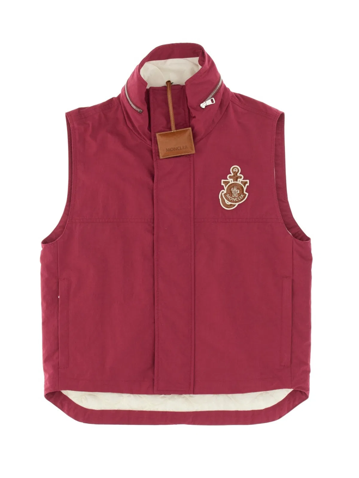 Red Wing Shoes Moncler Genius Tryfan Padded Vest 1 Moncler Genius Jw Anderson In Fuchsia