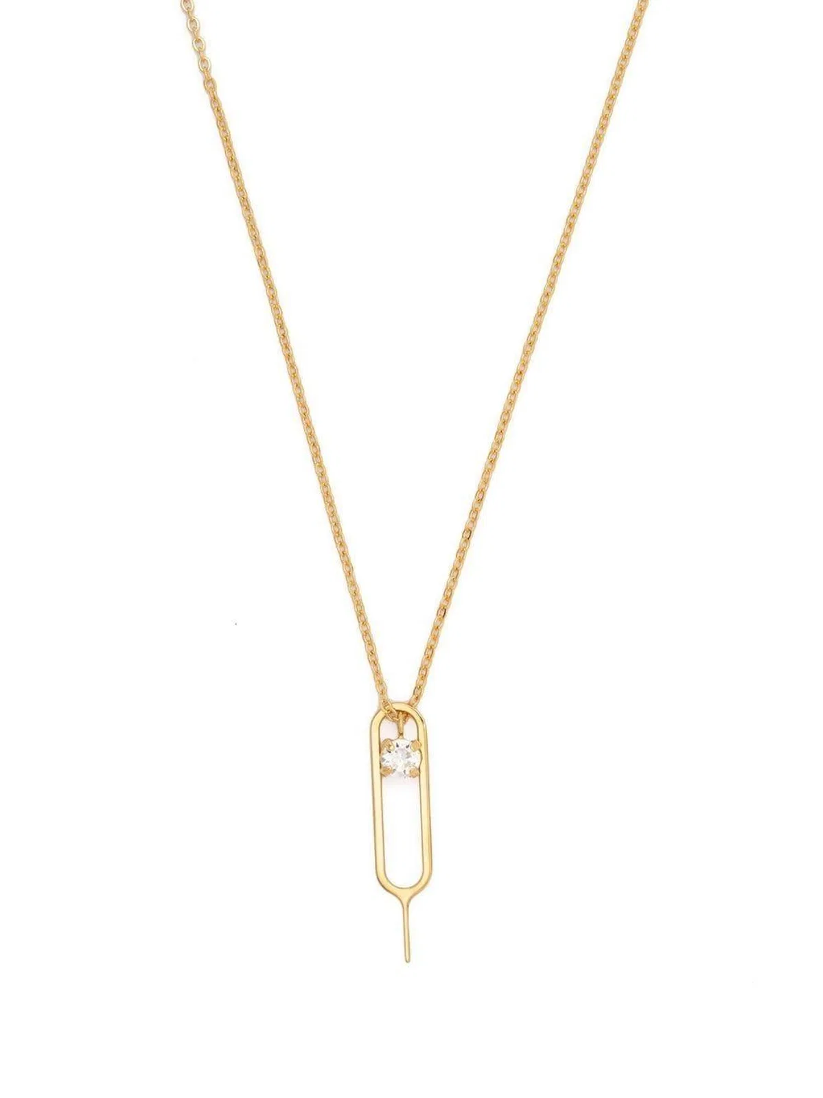 Sim Key Charm Necklace
