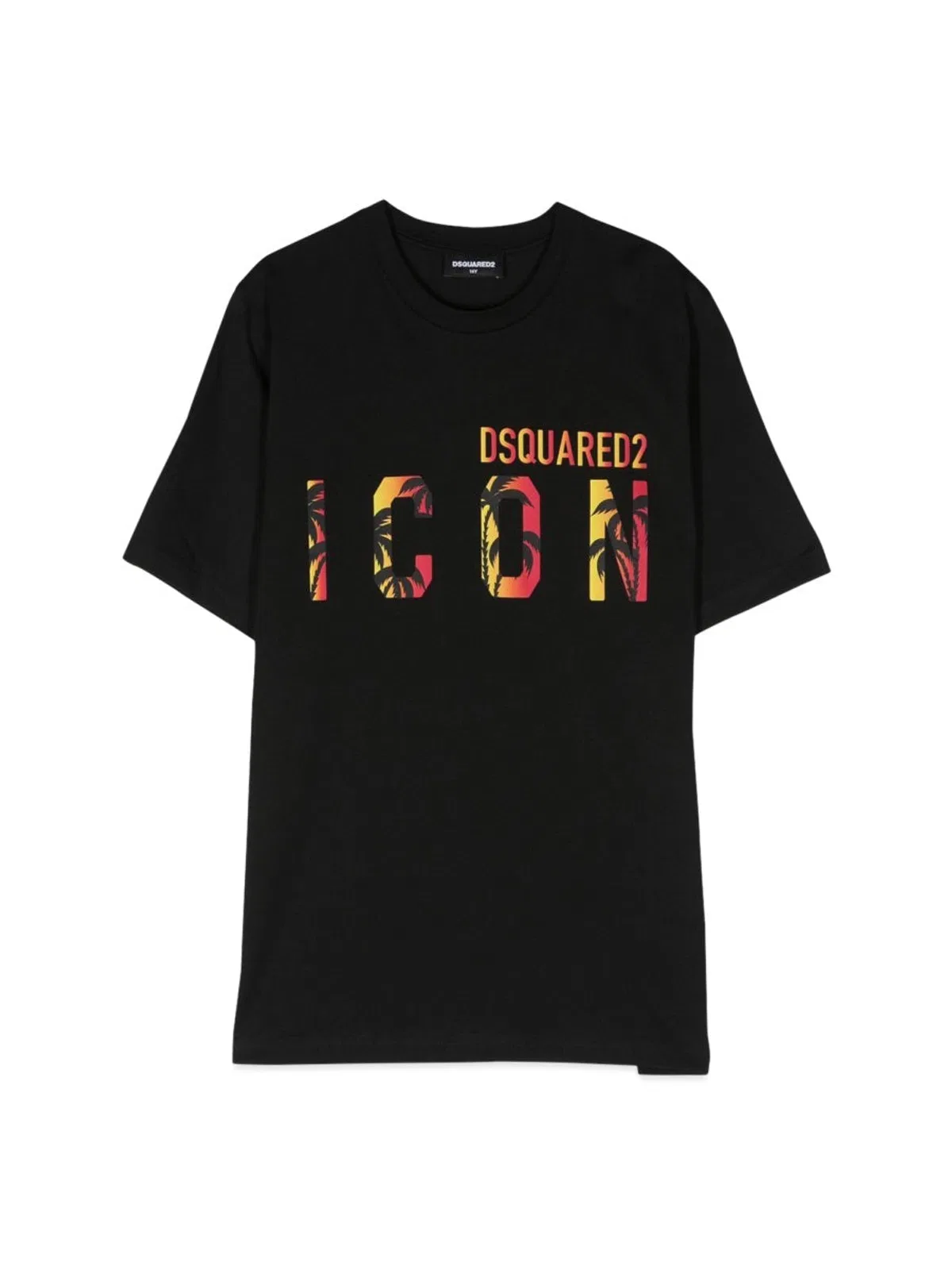 Dsquared2 Dsquared Logo Icon Mini T-shirt In Black