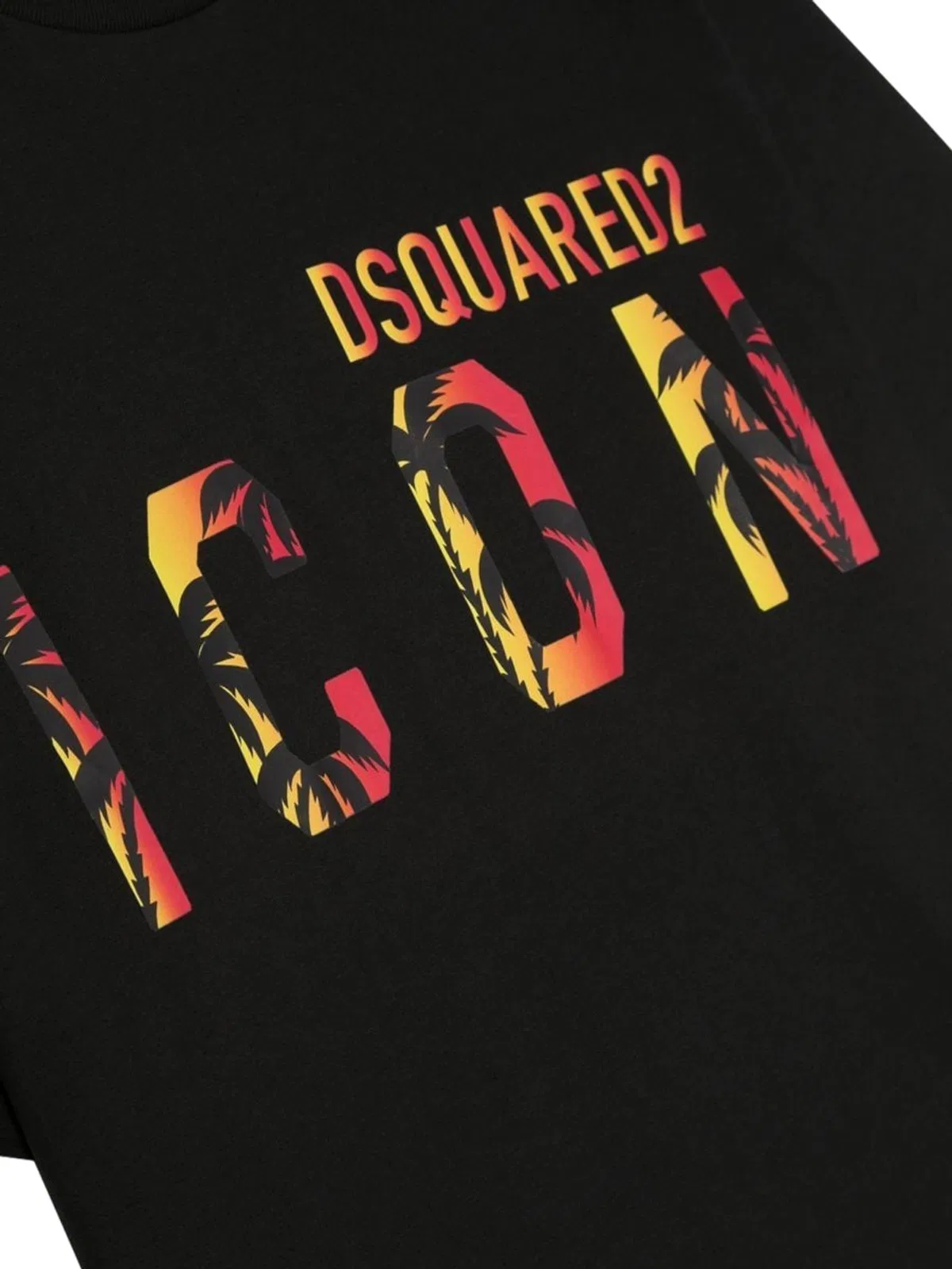 Dsquared2 Dsquared Logo Icon Mini T-shirt In Black
