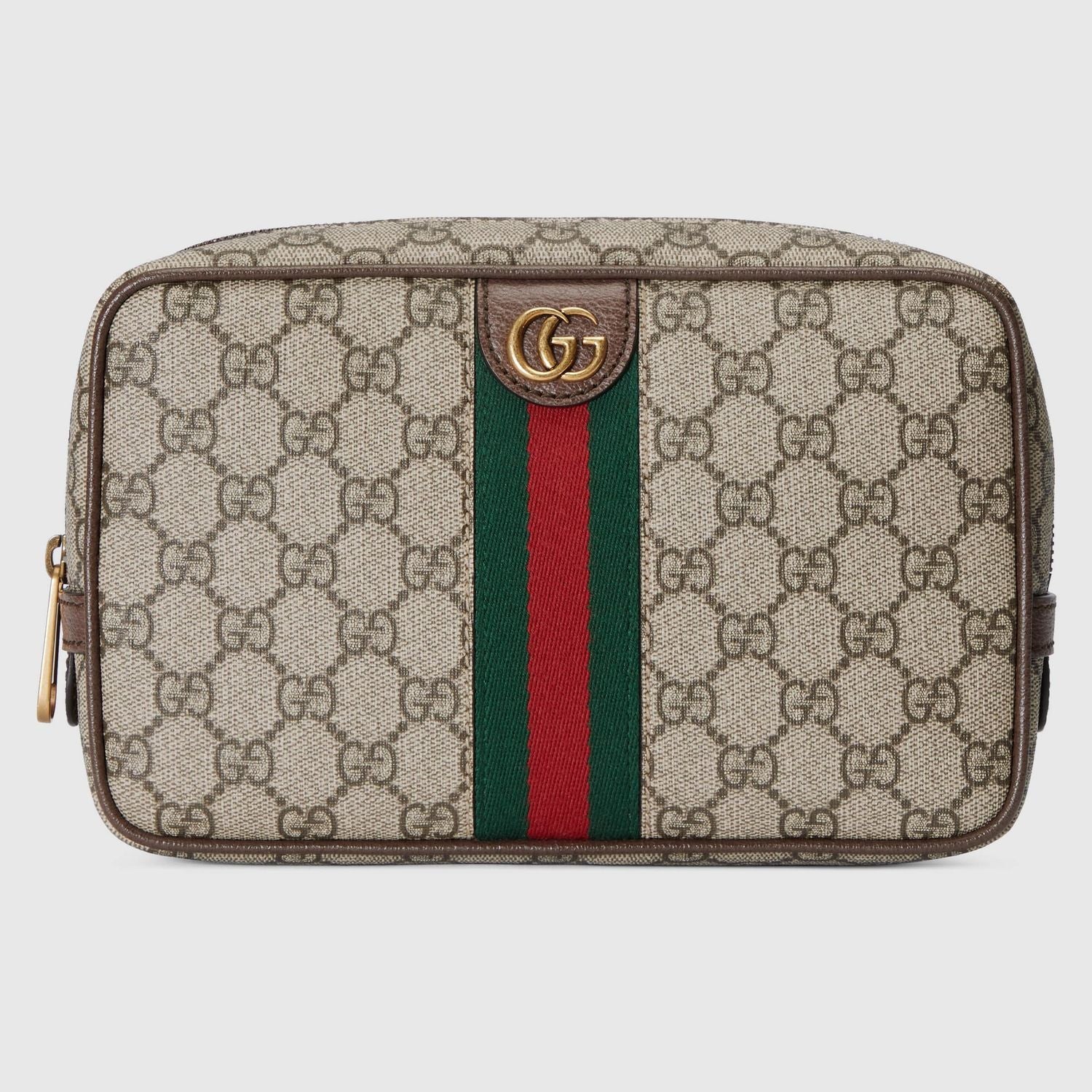 Savoy Nude Canvas Leather Toiletry Case