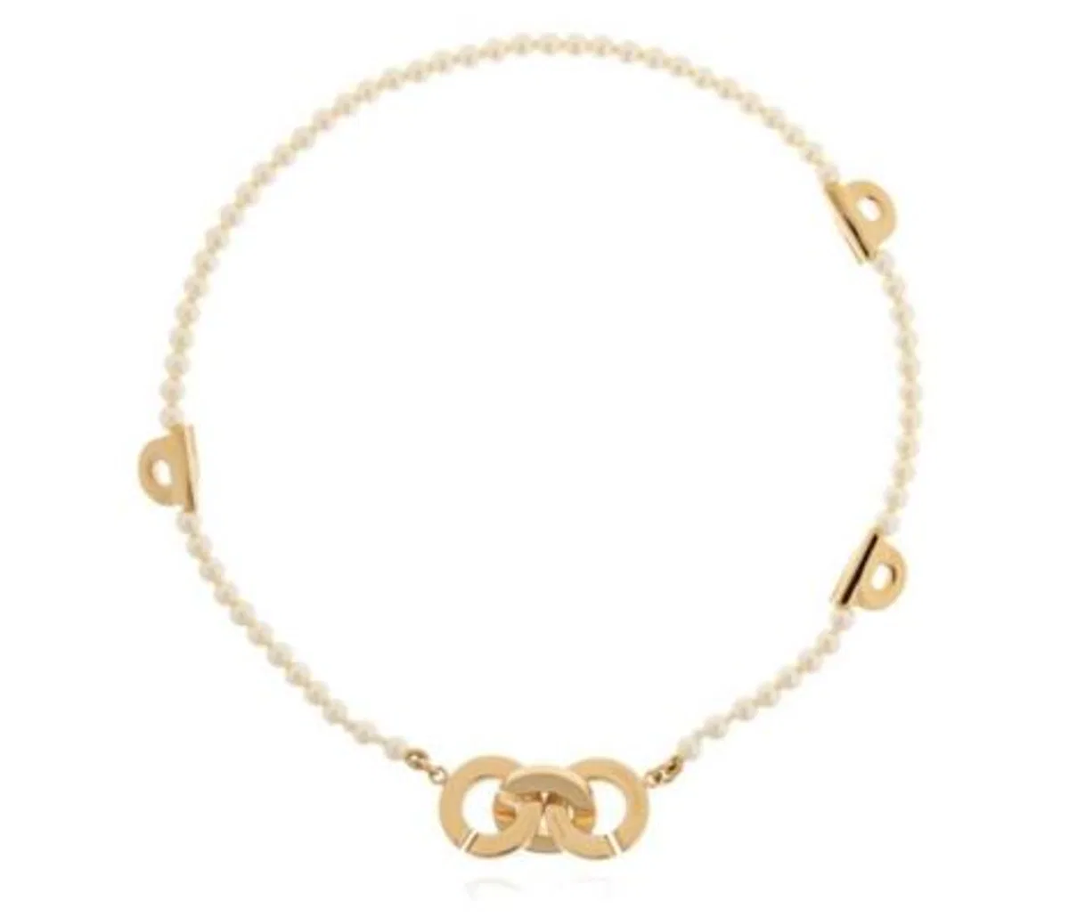 Gold Cream Brass Jewelry