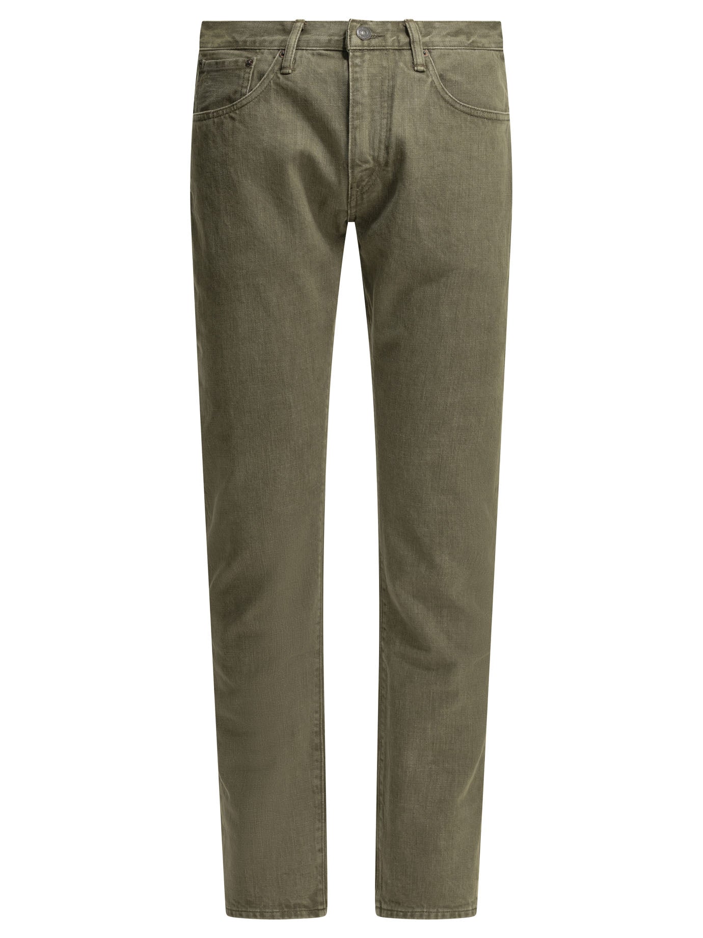 "Olive" Straight-Leg Jeans
