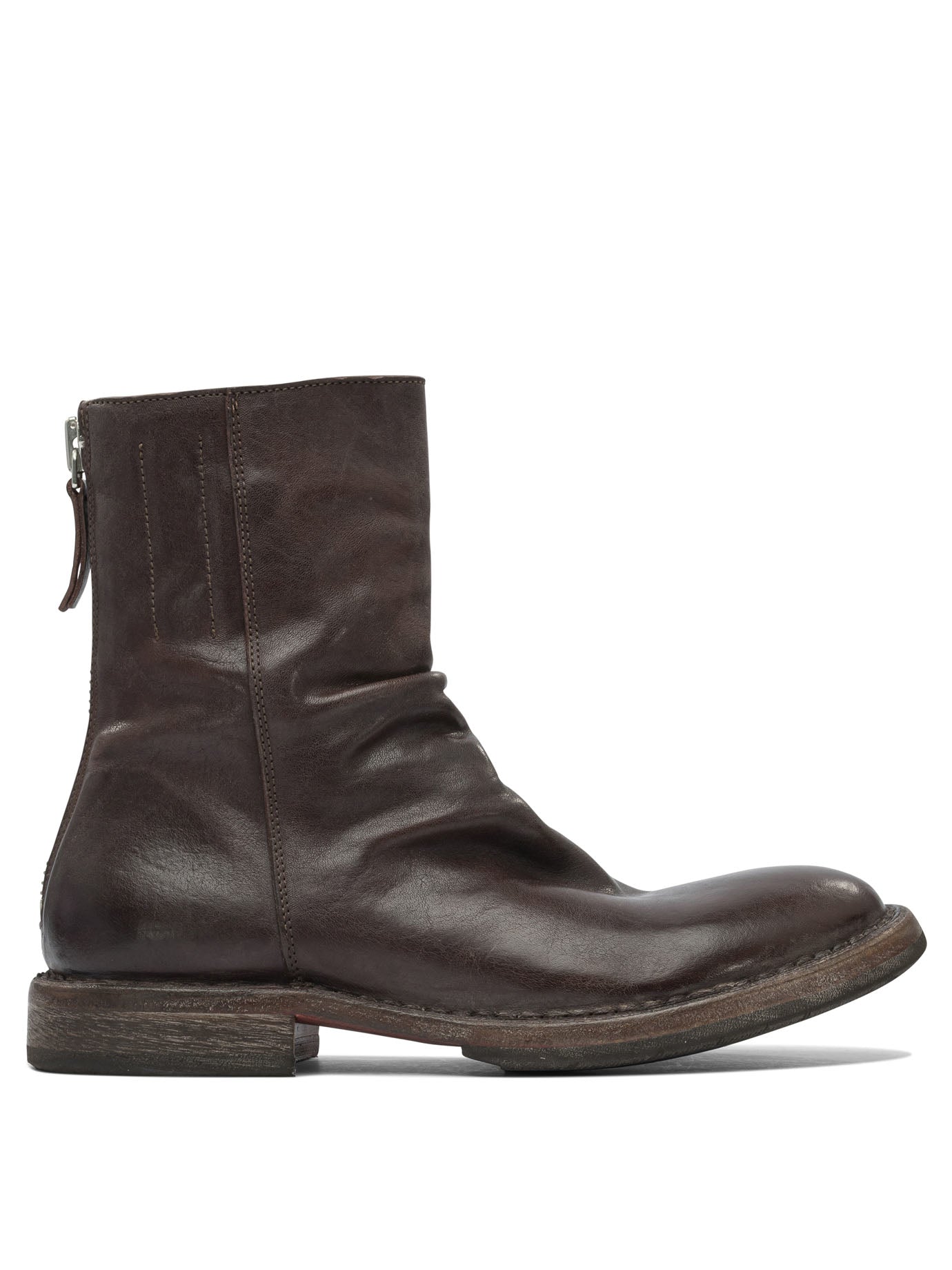 "Minsk" Zippered Ankle Boots
