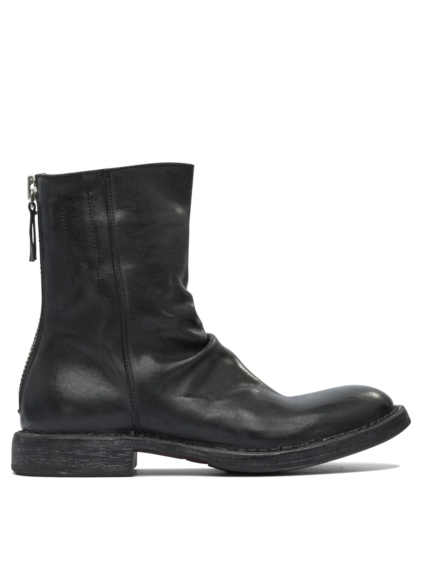 "Minsk" Zippered Ankle Boots