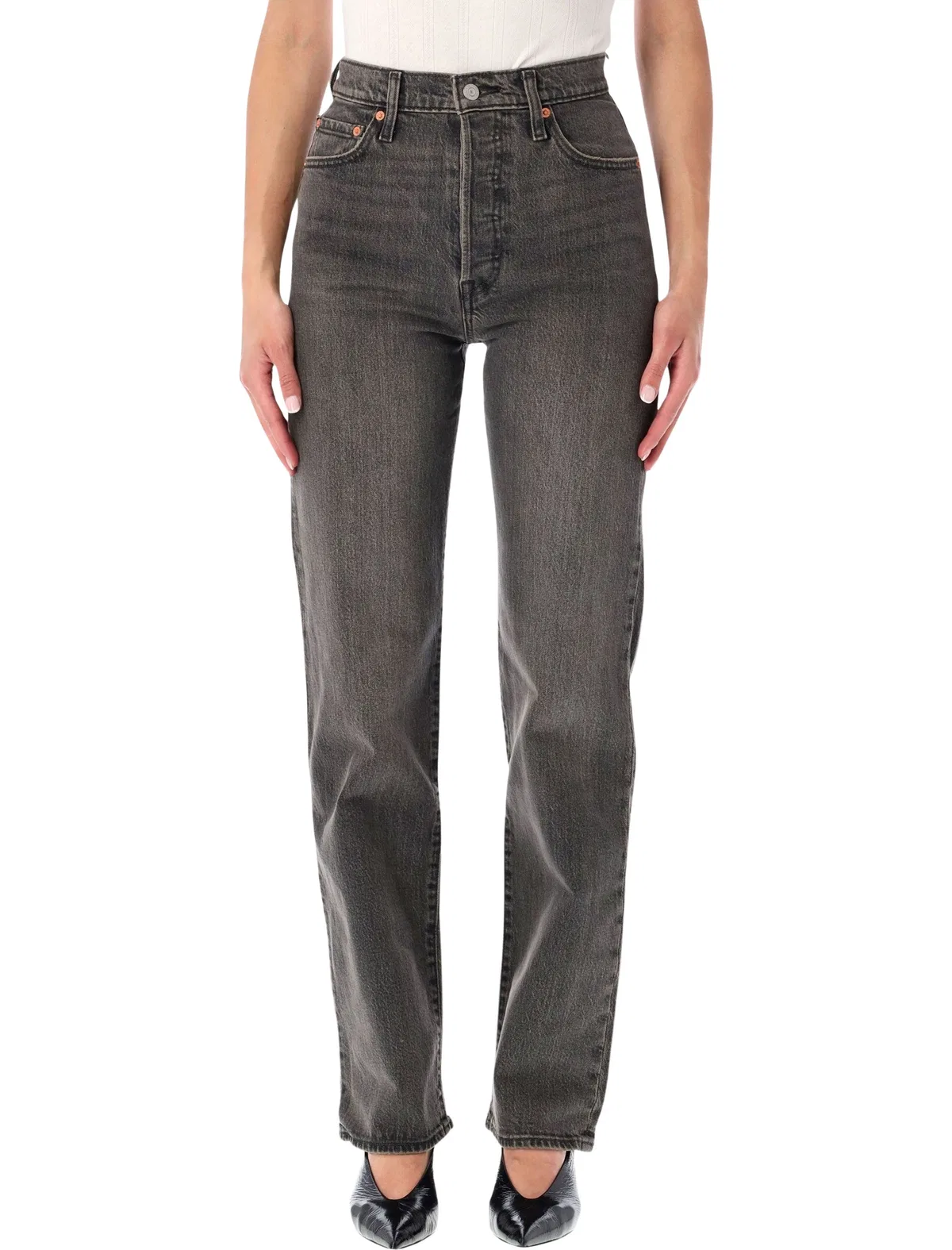 Full-Length Ribcage Jeans