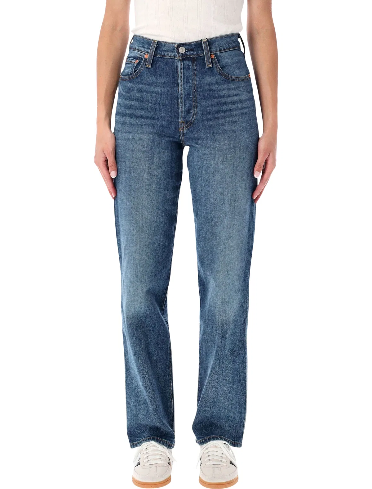 Full-Length Ribcage Jeans