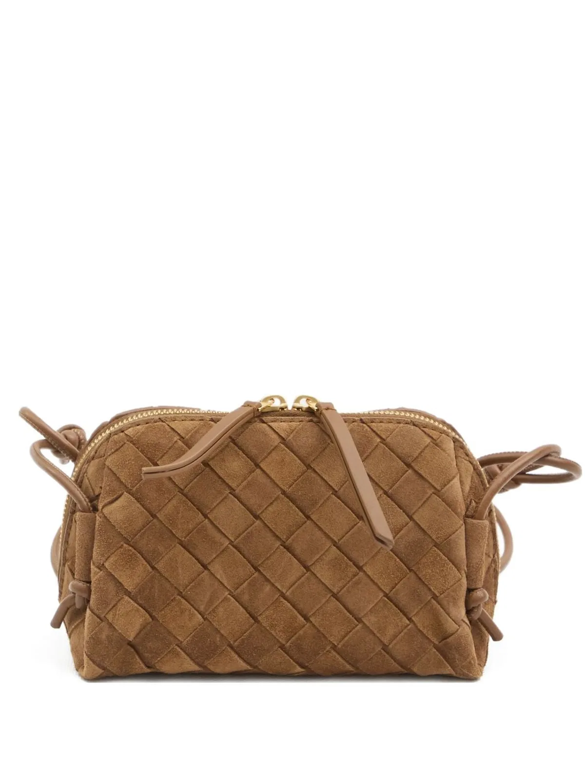 Mini Intrecciato Knotted Leather Shoulder Bag