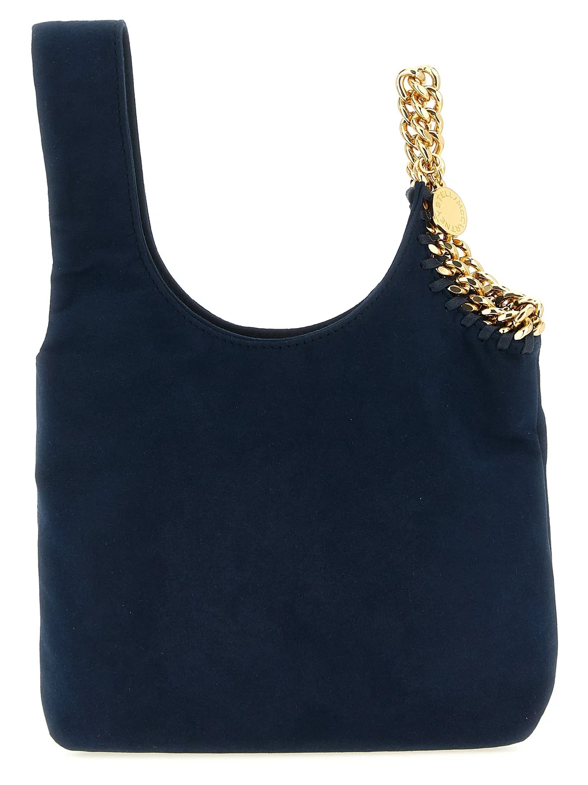 Stella Mccartney 'null' Suede Handbag In Blue