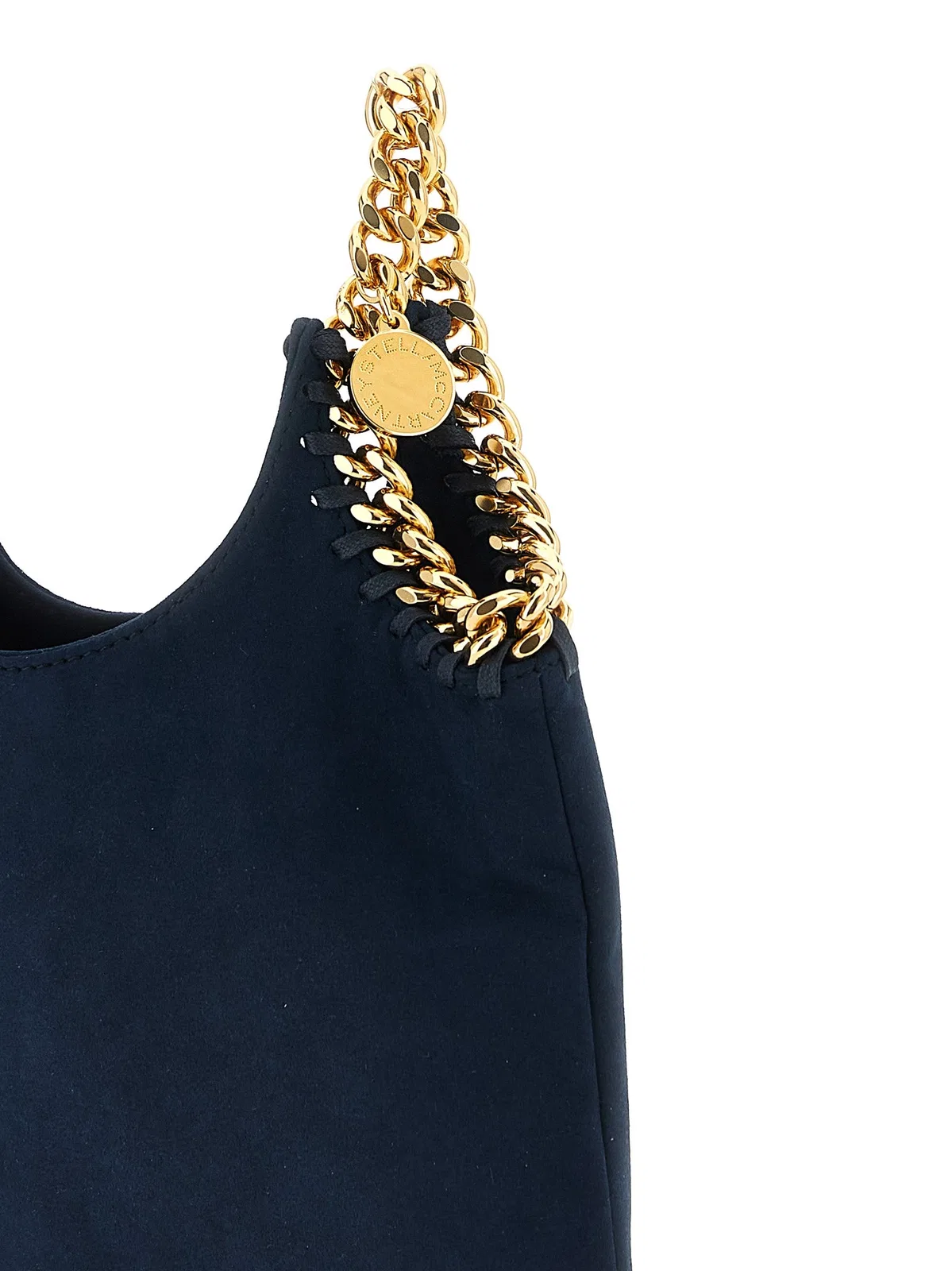Stella Mccartney 'null' Suede Handbag In Blue